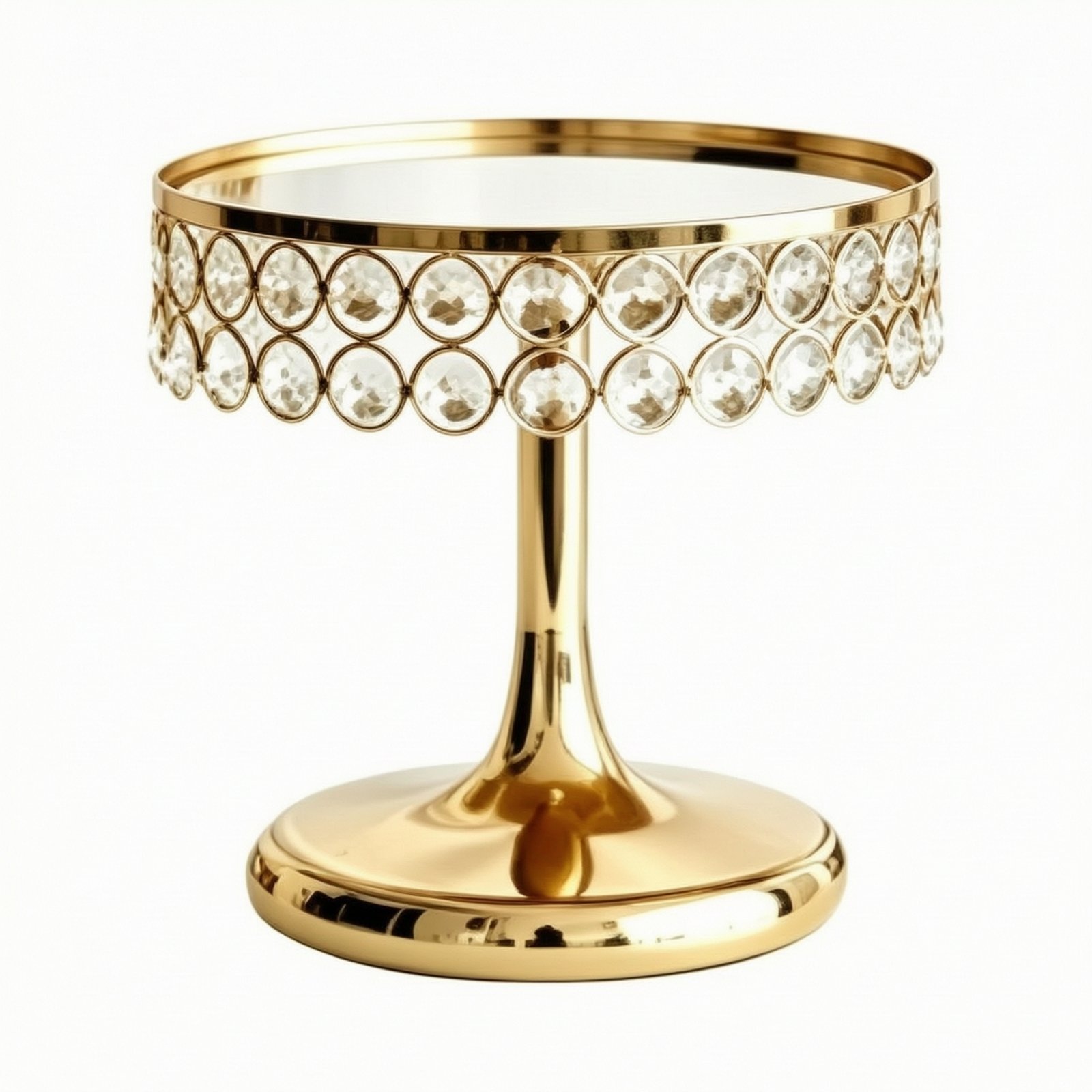Gold Mirrored Cake Stand