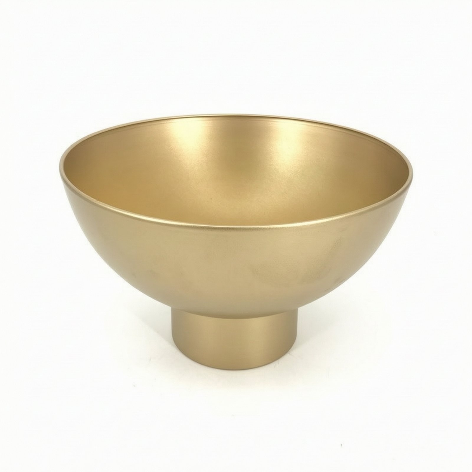 Gold Metal Planter with Pedestal