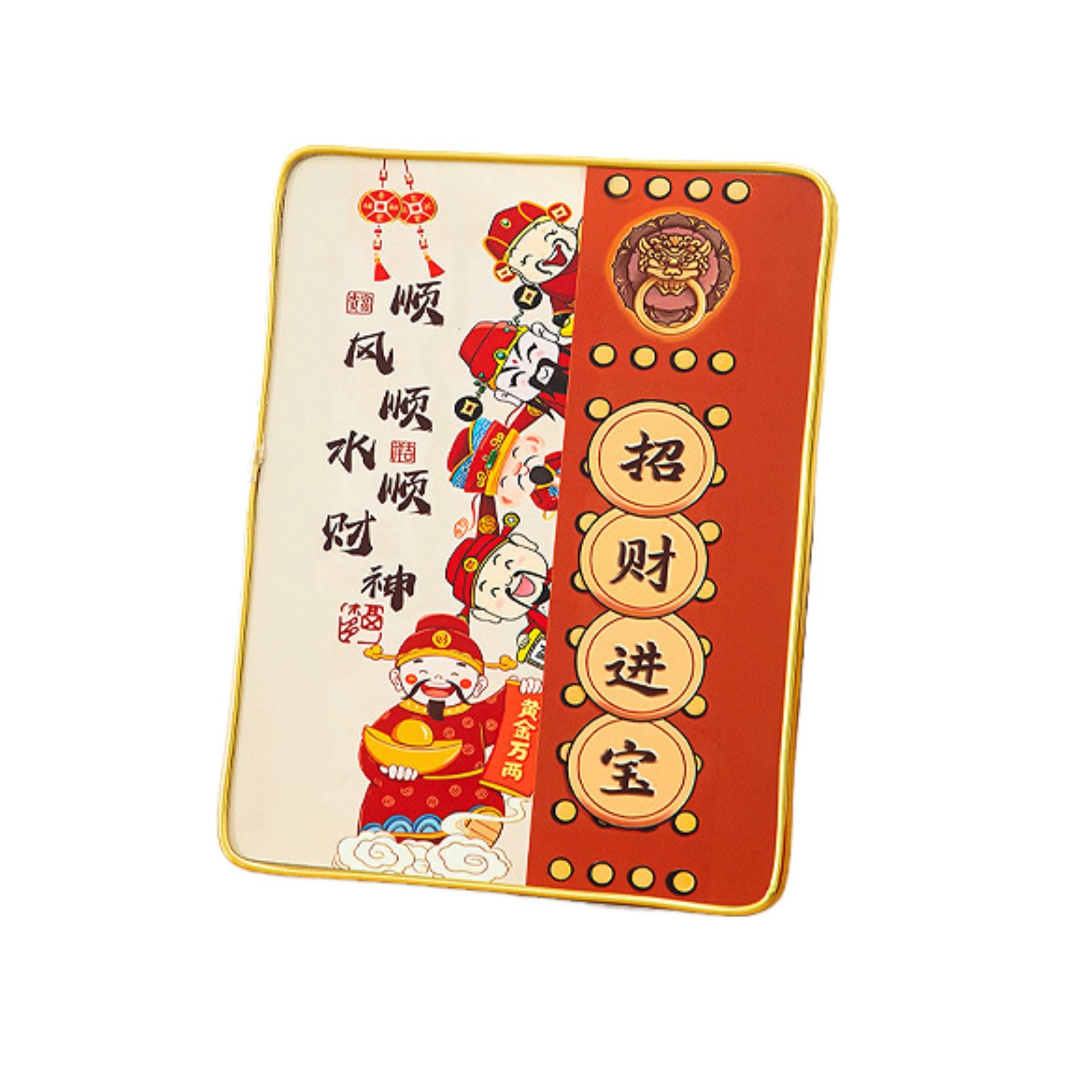 Wooden Auspicious Figurine