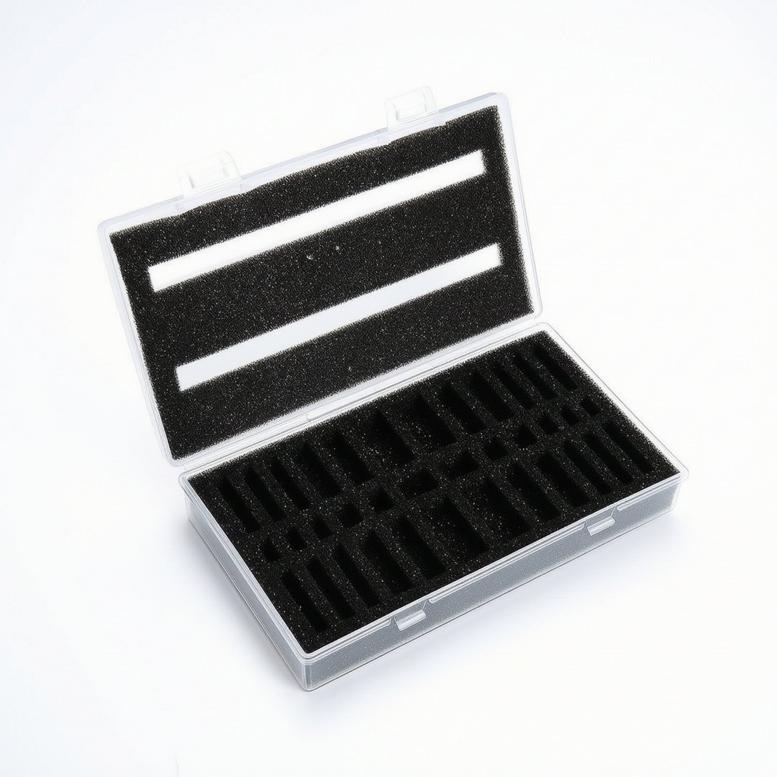 Miniature Figurine Storage Case Clear