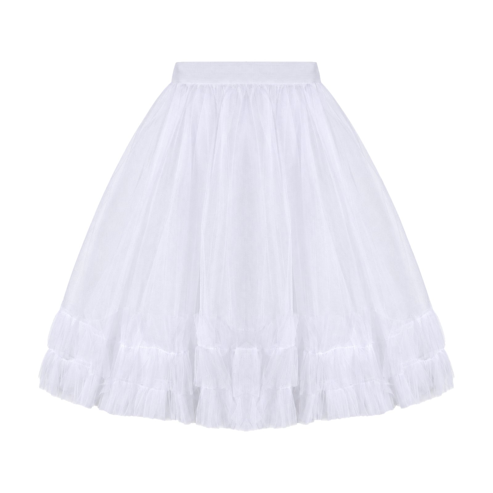 Layered Mesh Petticoat Skirt