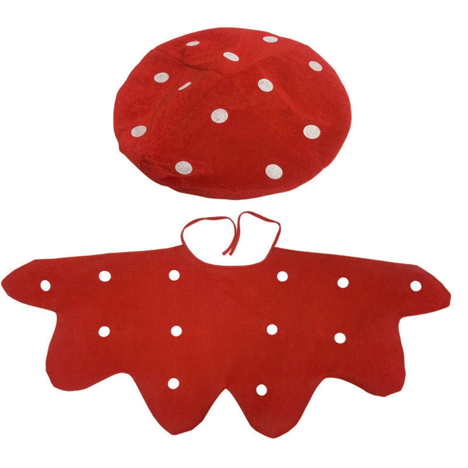 Mushrooms Costume Cape with Hat