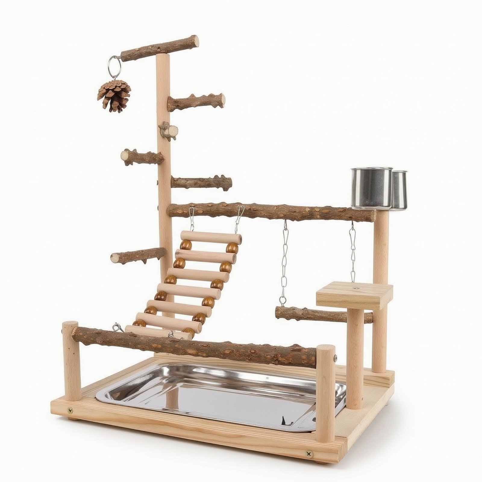 Stainless Steel Parrot Training Stand
