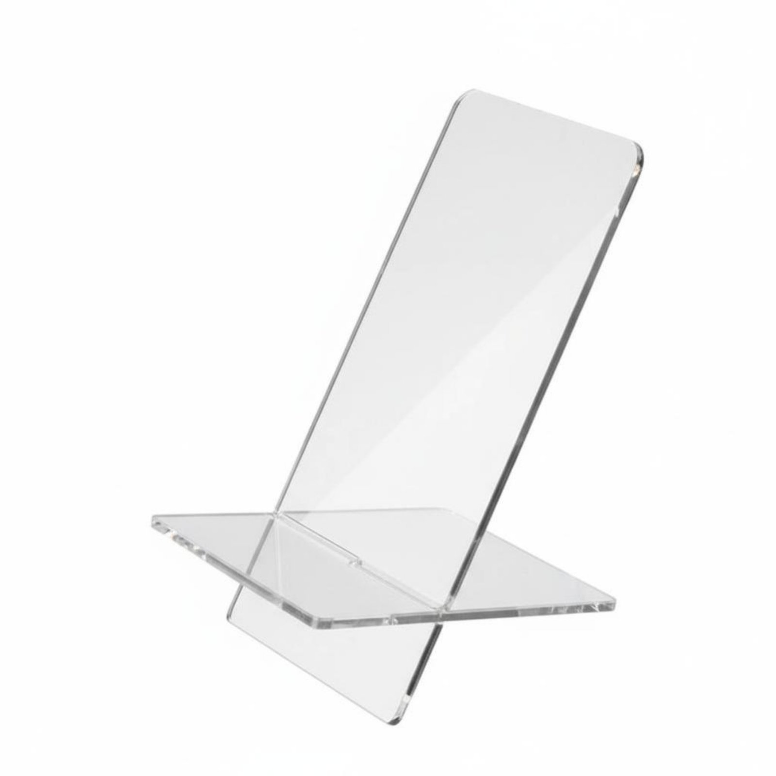 Transparent Angled Display Holder