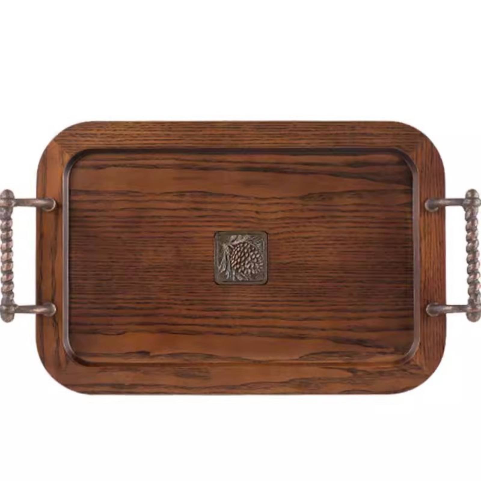 Wood Serving Tray with Handles