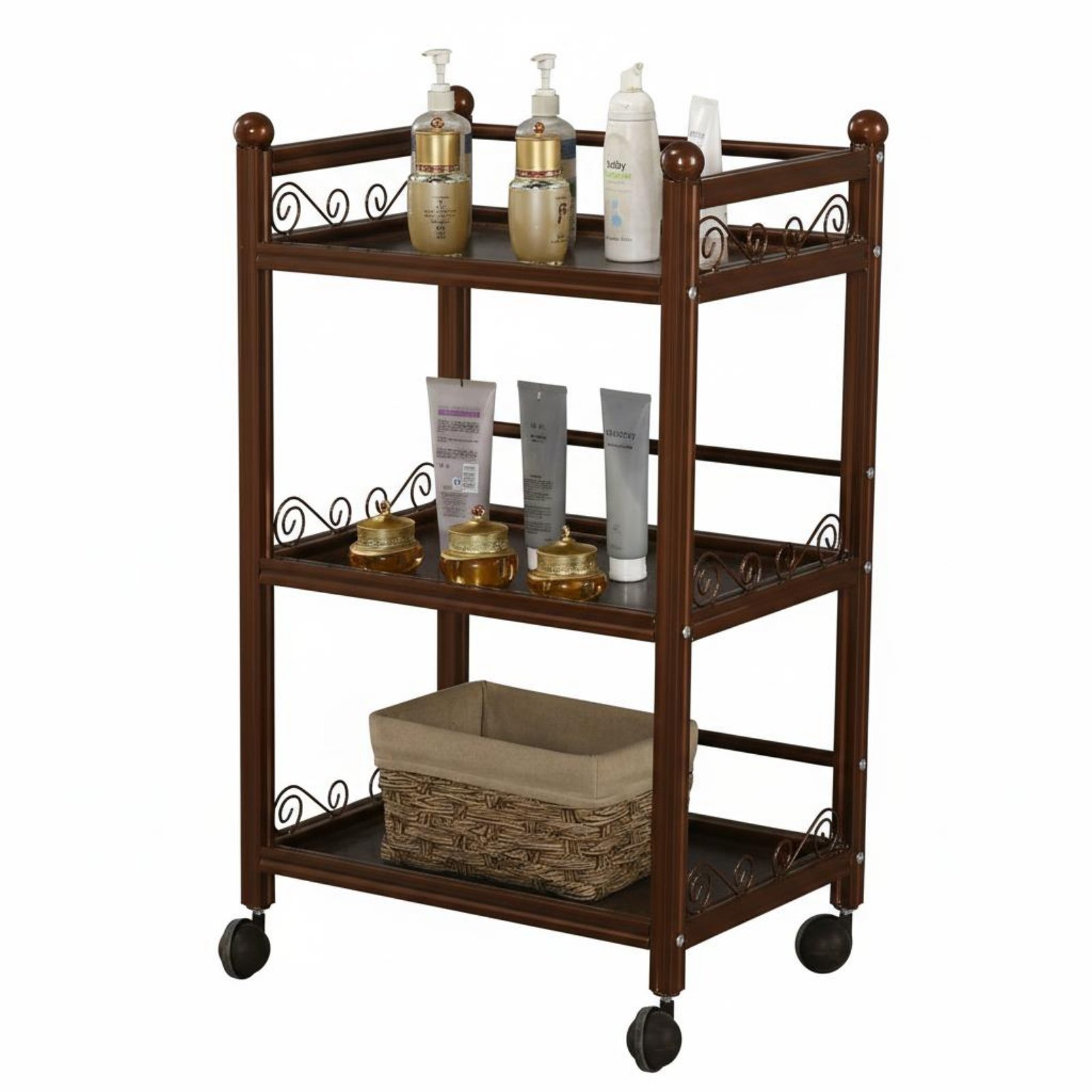 Salon Trolley 3-Tier Large Capacity