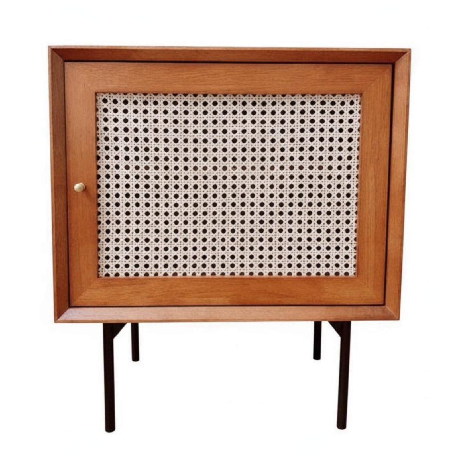 Rattan Door Nightstand