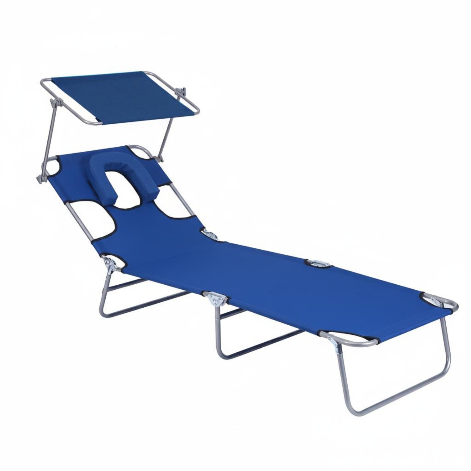 Foldable Lounge Chair with Canopy