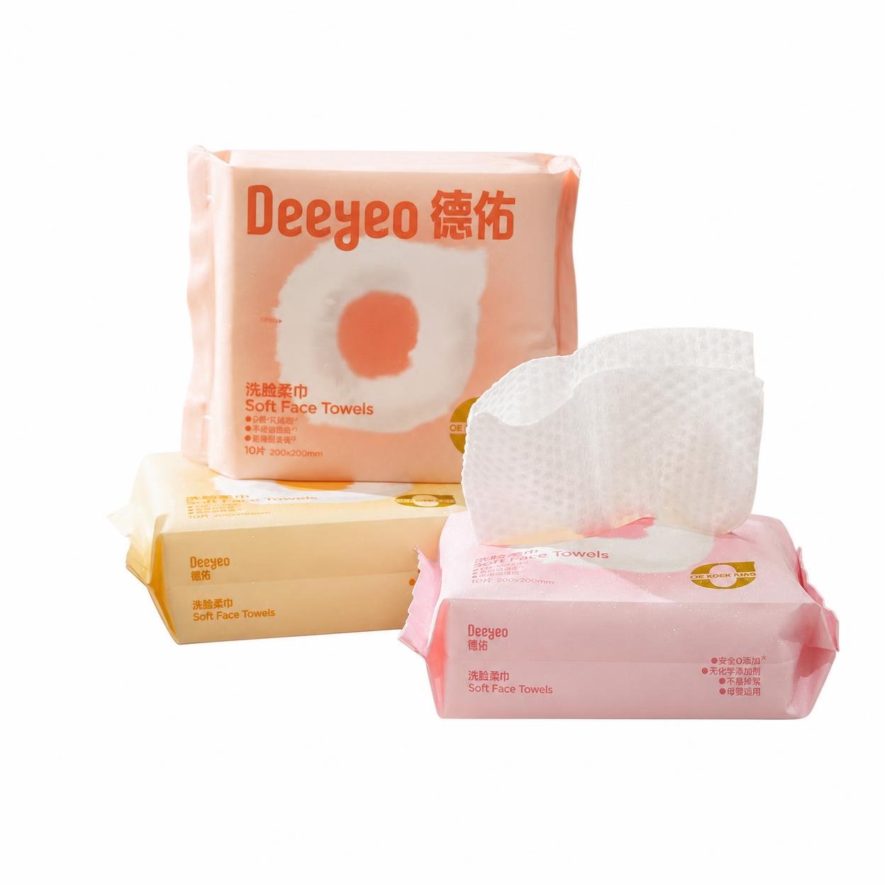 Facial Tissues Wet Wipes Set