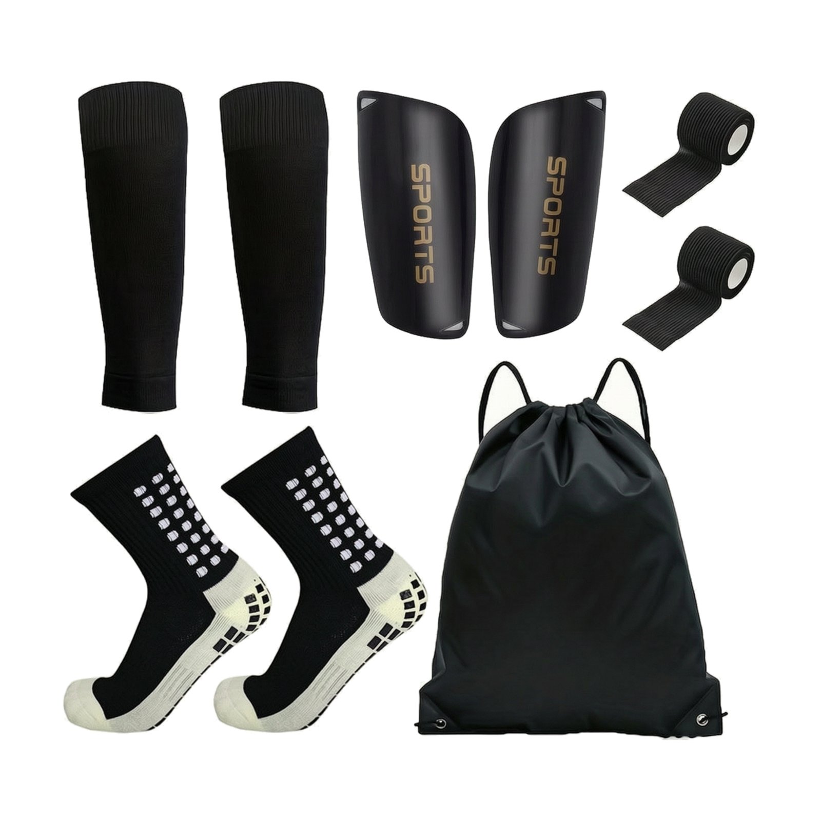 Soccer Training Kit with Shin Guards