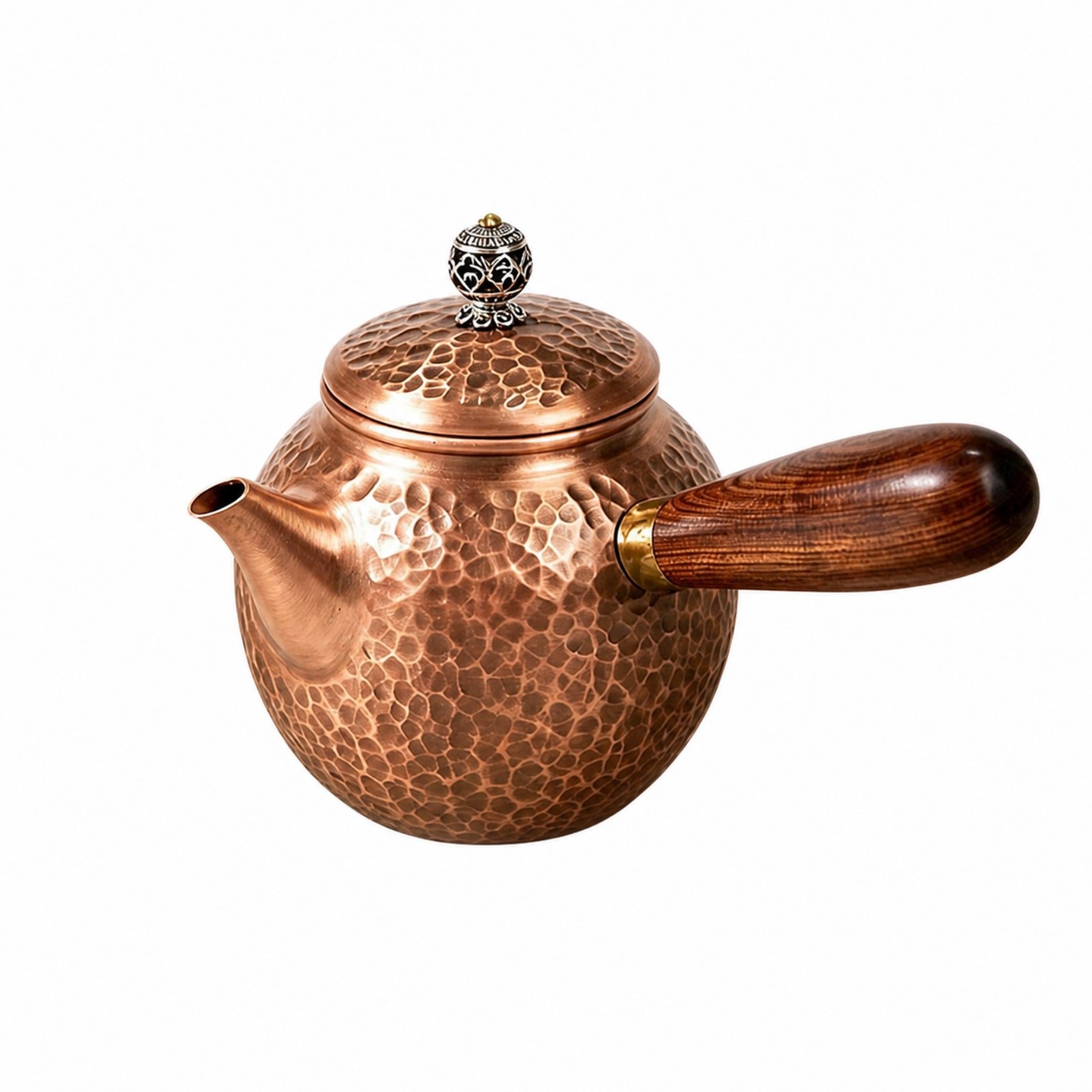 Tea Pitcher Hammered Finish
