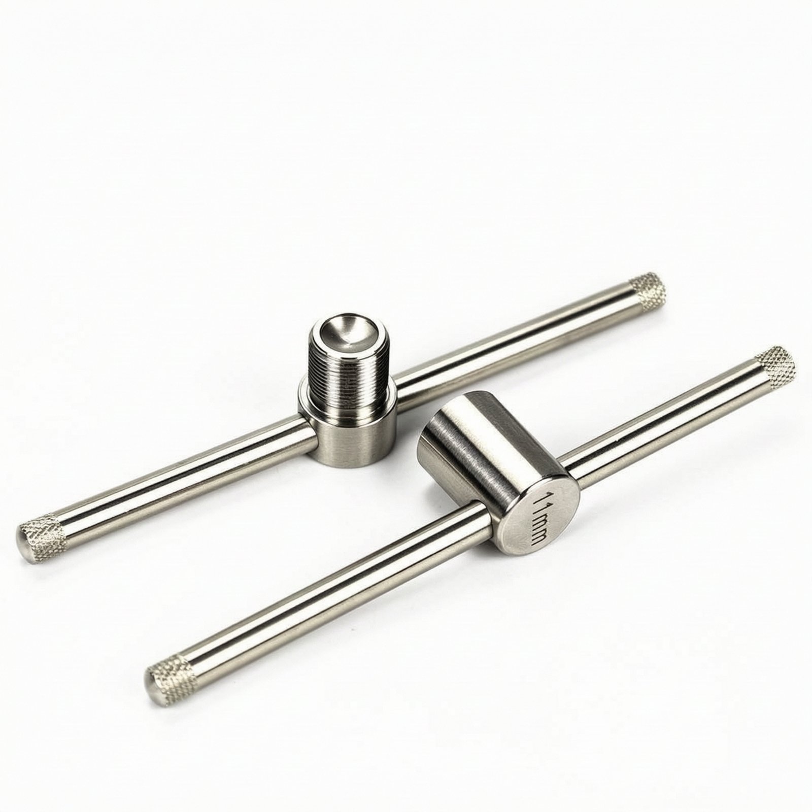 Set of 5 Stainless Steel Cue Tip Press