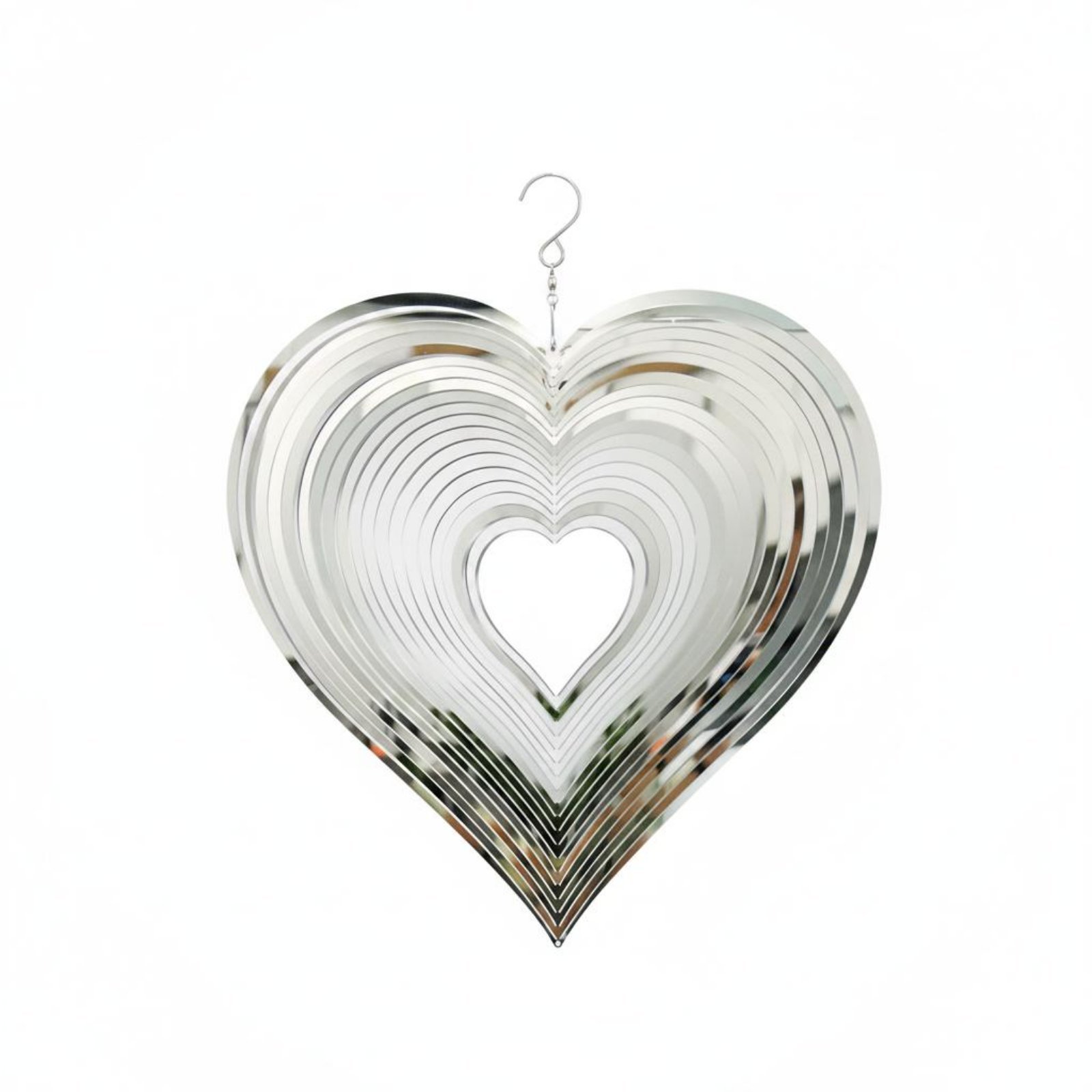 Heart-Shaped Wind Chime Rotator