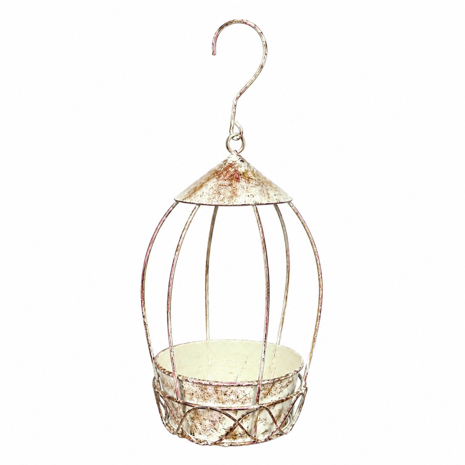 Hanging Iron Birdcage Planter