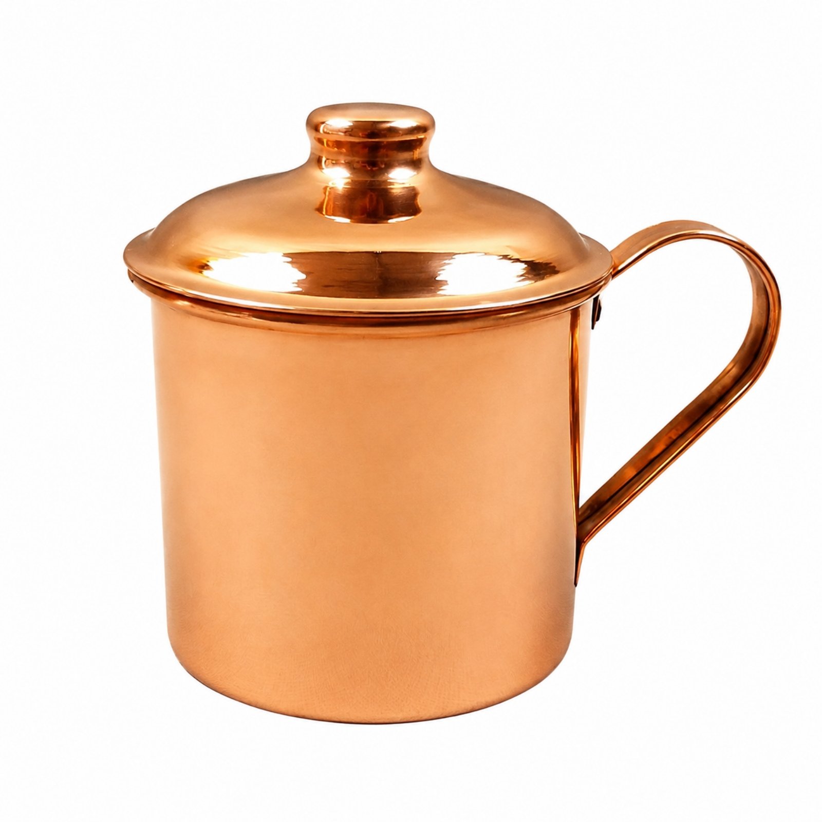 Copper Tumbler with Lid
