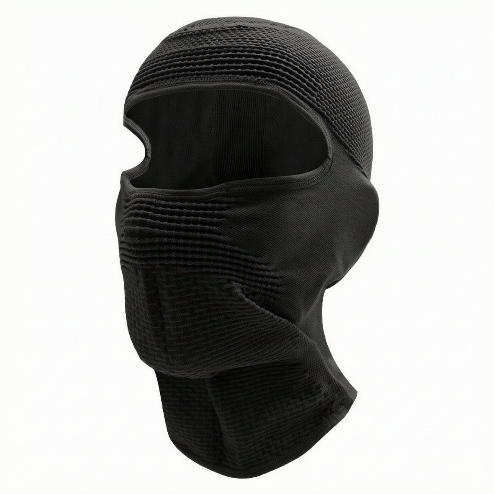Ribbed Knit Balaclava