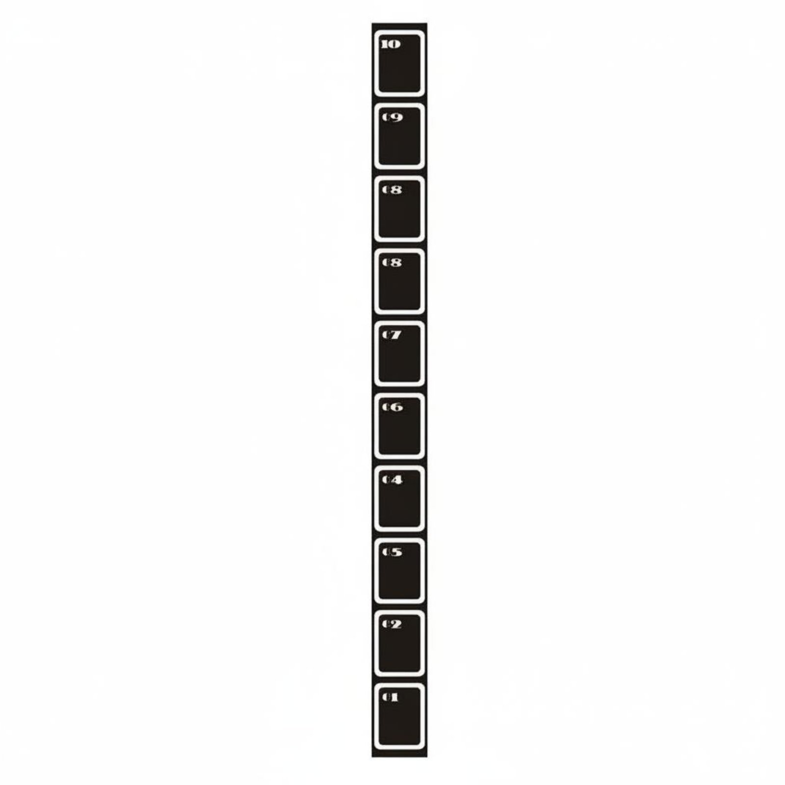 Agility Ladder Mat – Black White, 450cm
