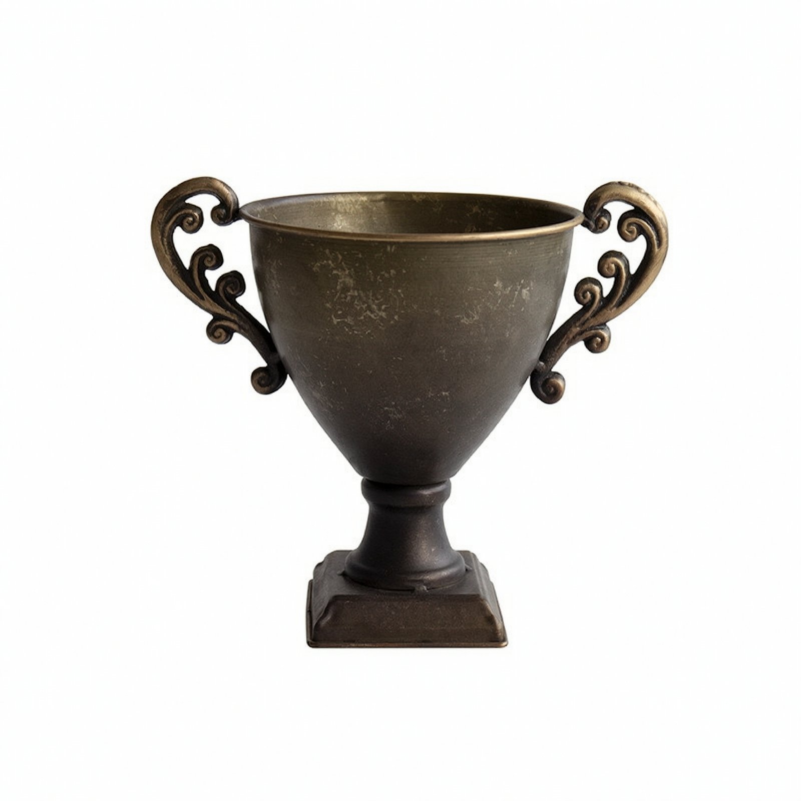 Pedestal Vase with Handles