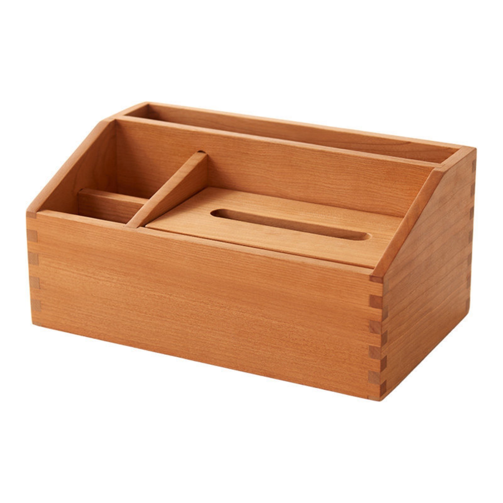 Wooden Tissue Box Organizer