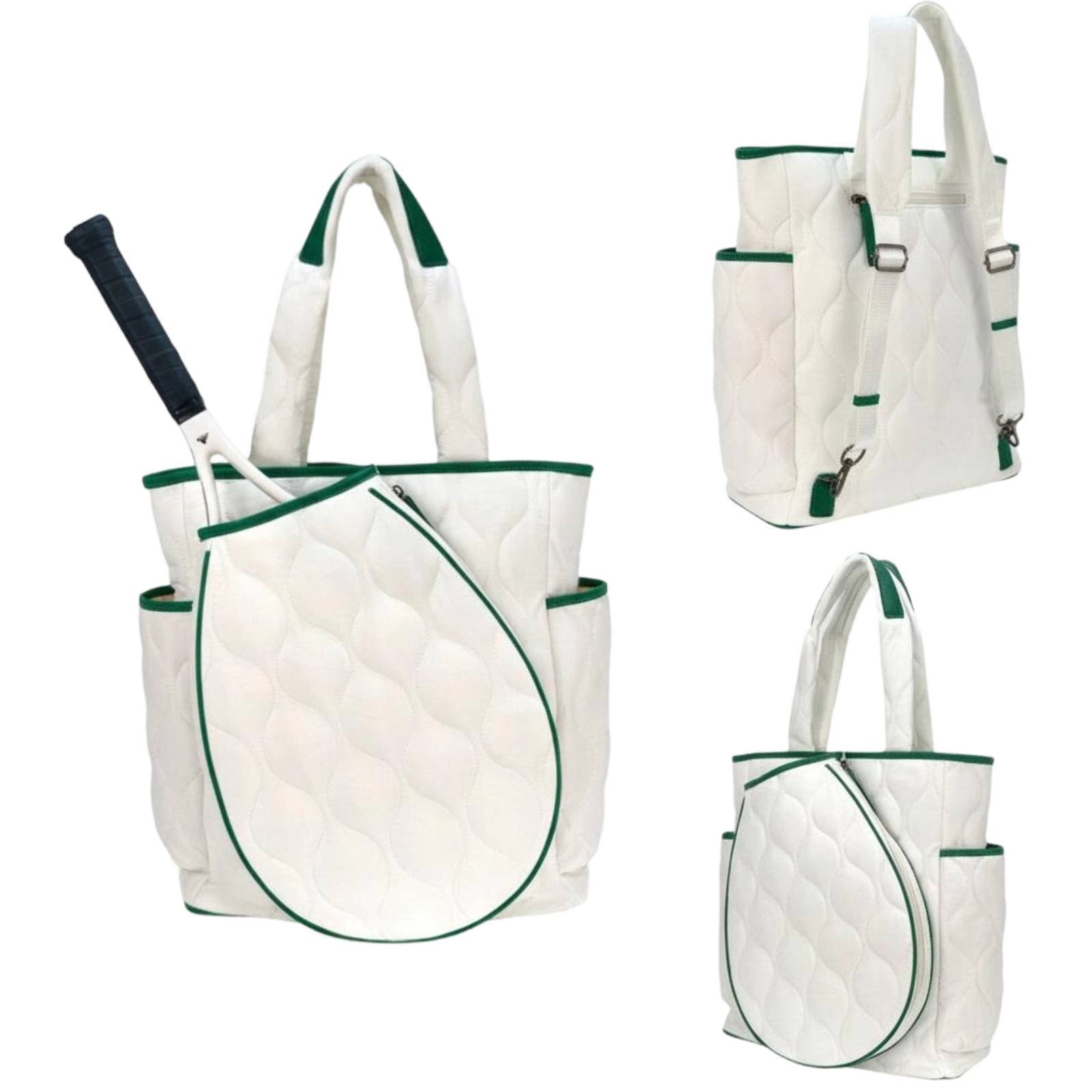 Padded Racket Paddle Tote Bag