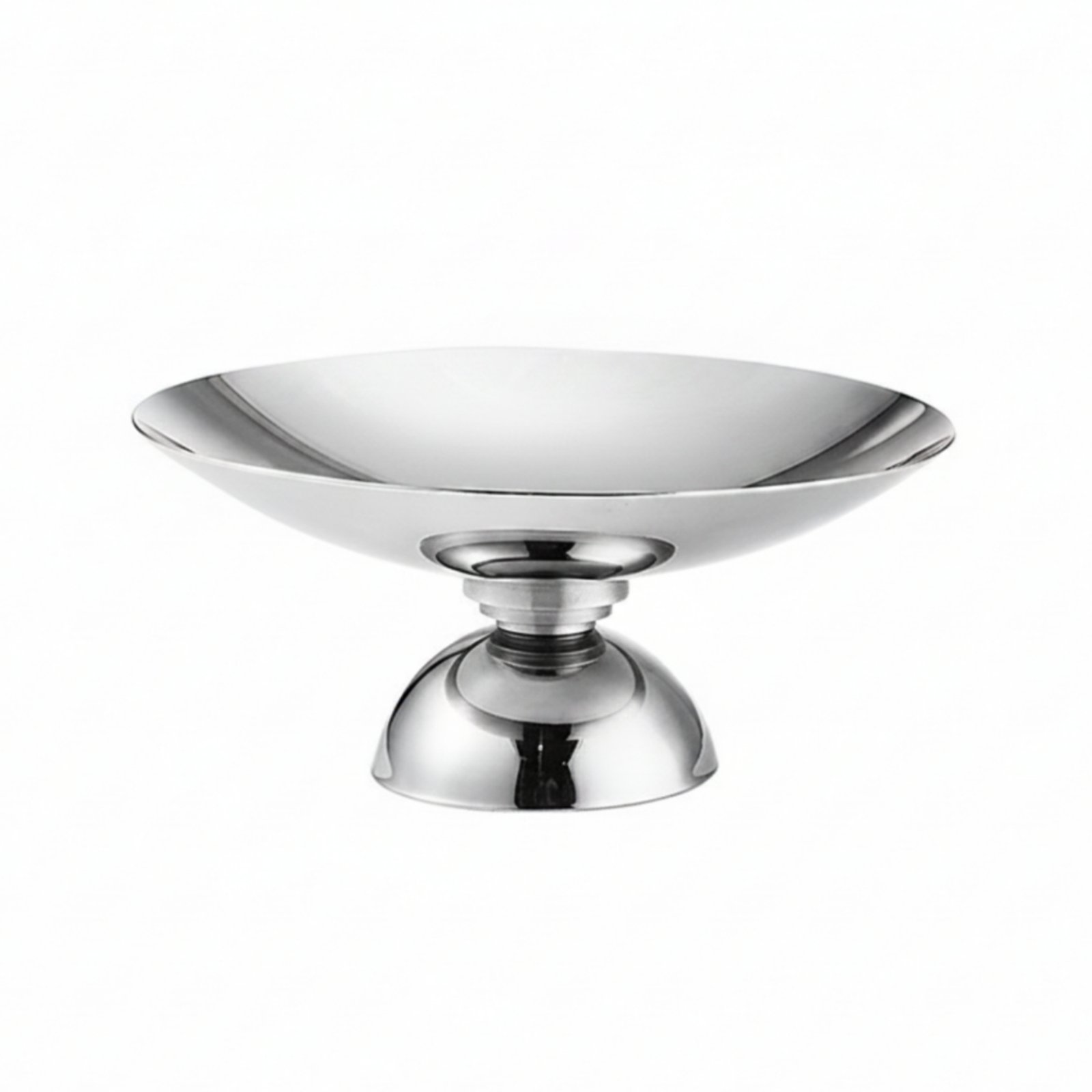 Silver Pedestal Fruit Bowl