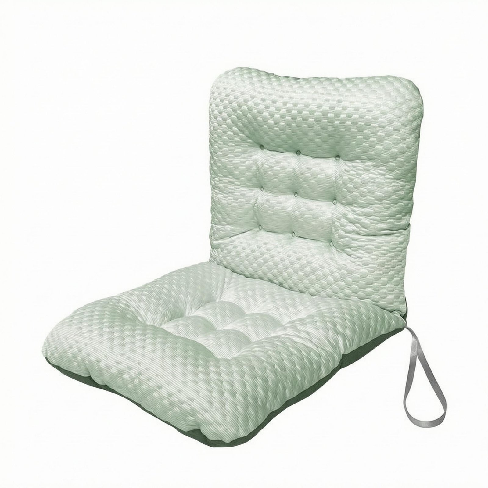 Tufted Chair Cushion – Mint Green