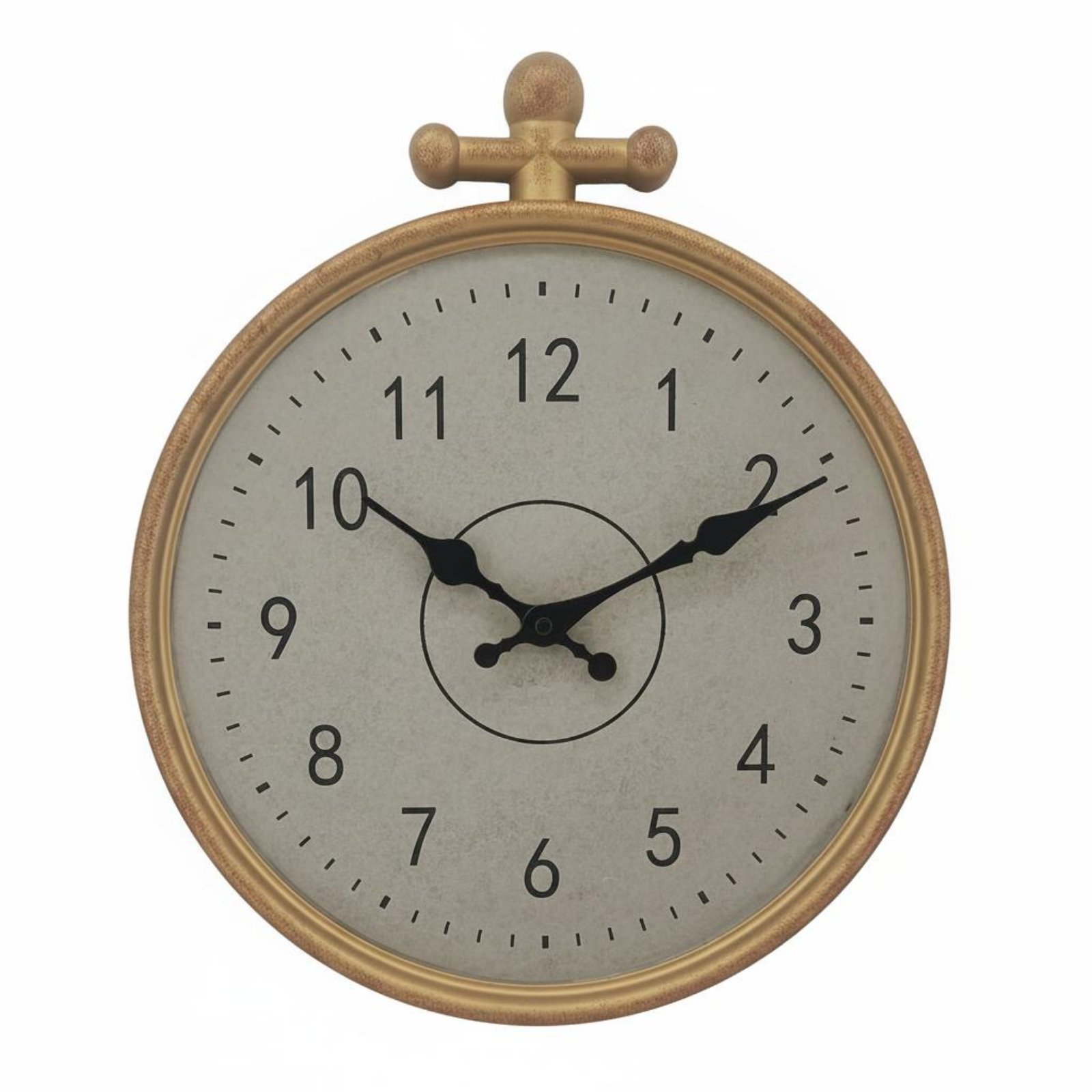 Waterproof Wall Clock – Gold