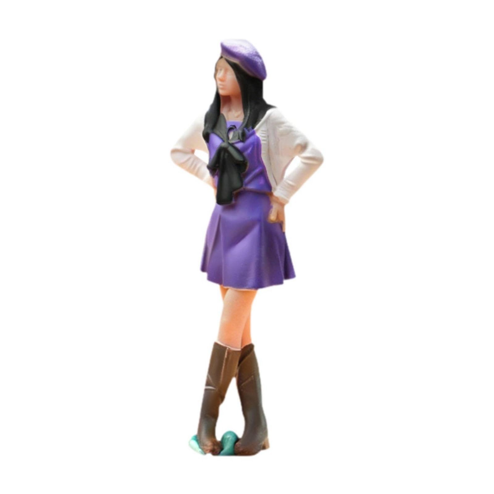 1/64 Scale Girl Figurine – Akimbo Woman-wht