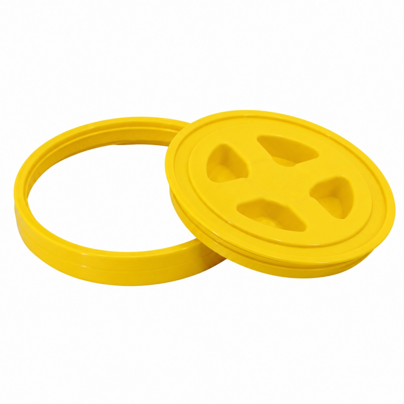 Round PP Bucket Lid with Retaining Loop