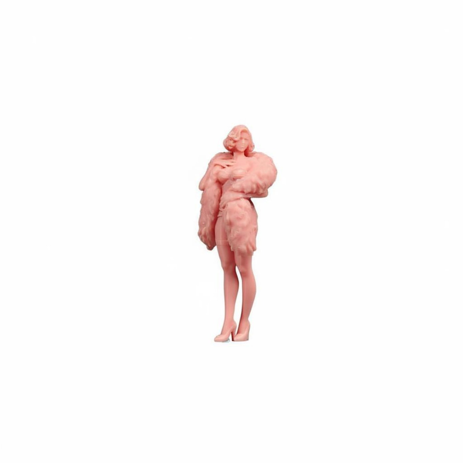 Cloaked Woman Figurine