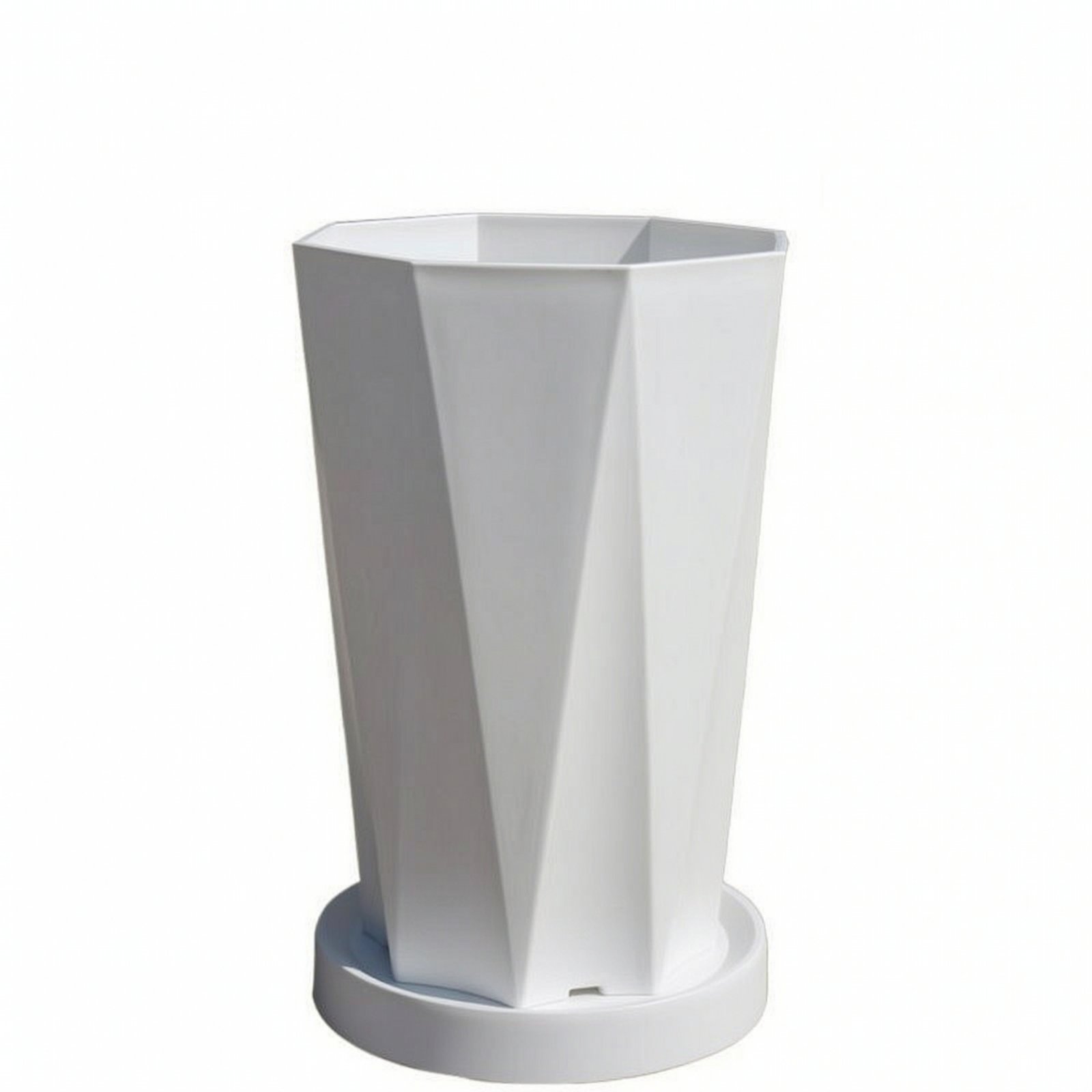 Octagonal Planter with Tray