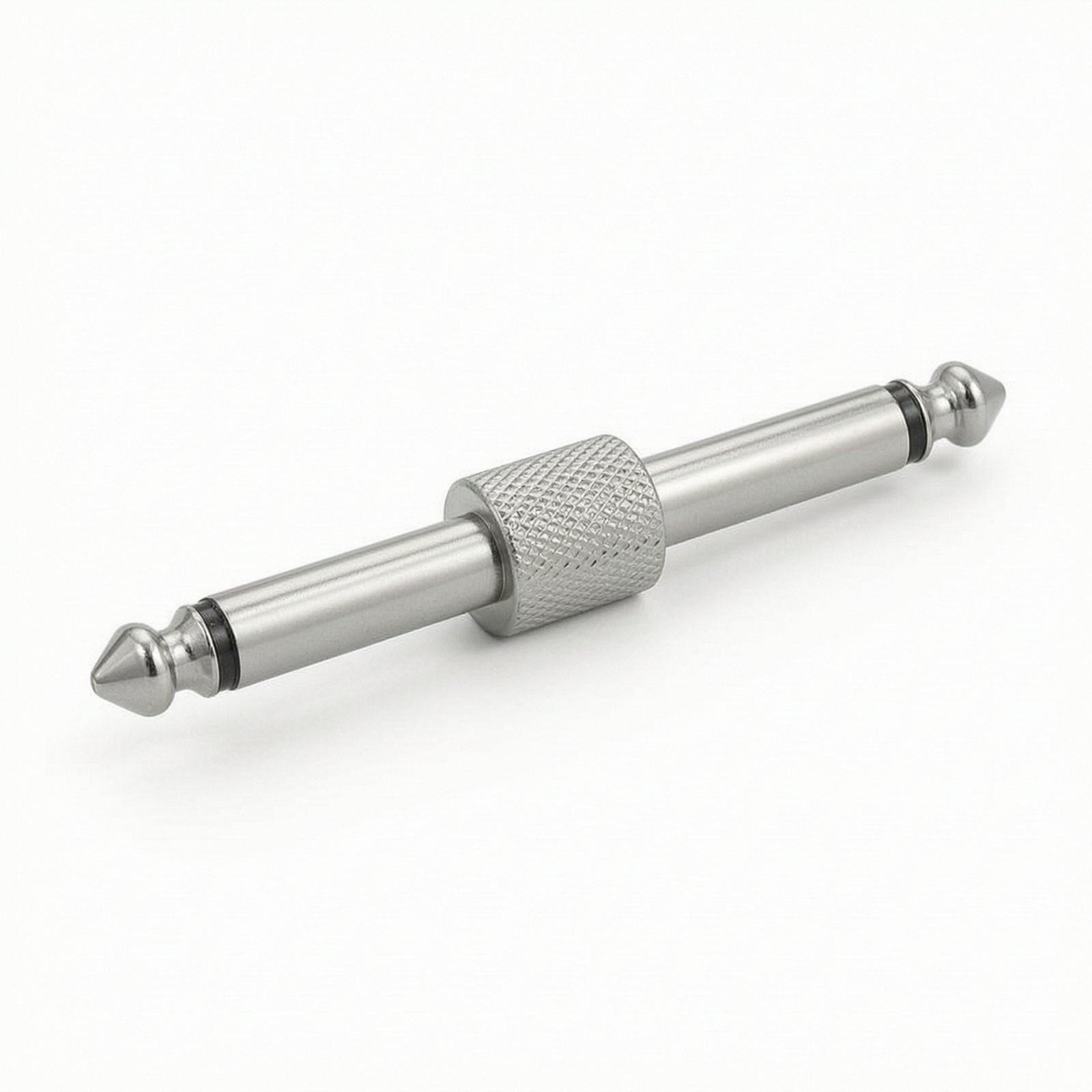 Knurled Straight Audio Plug Adapter