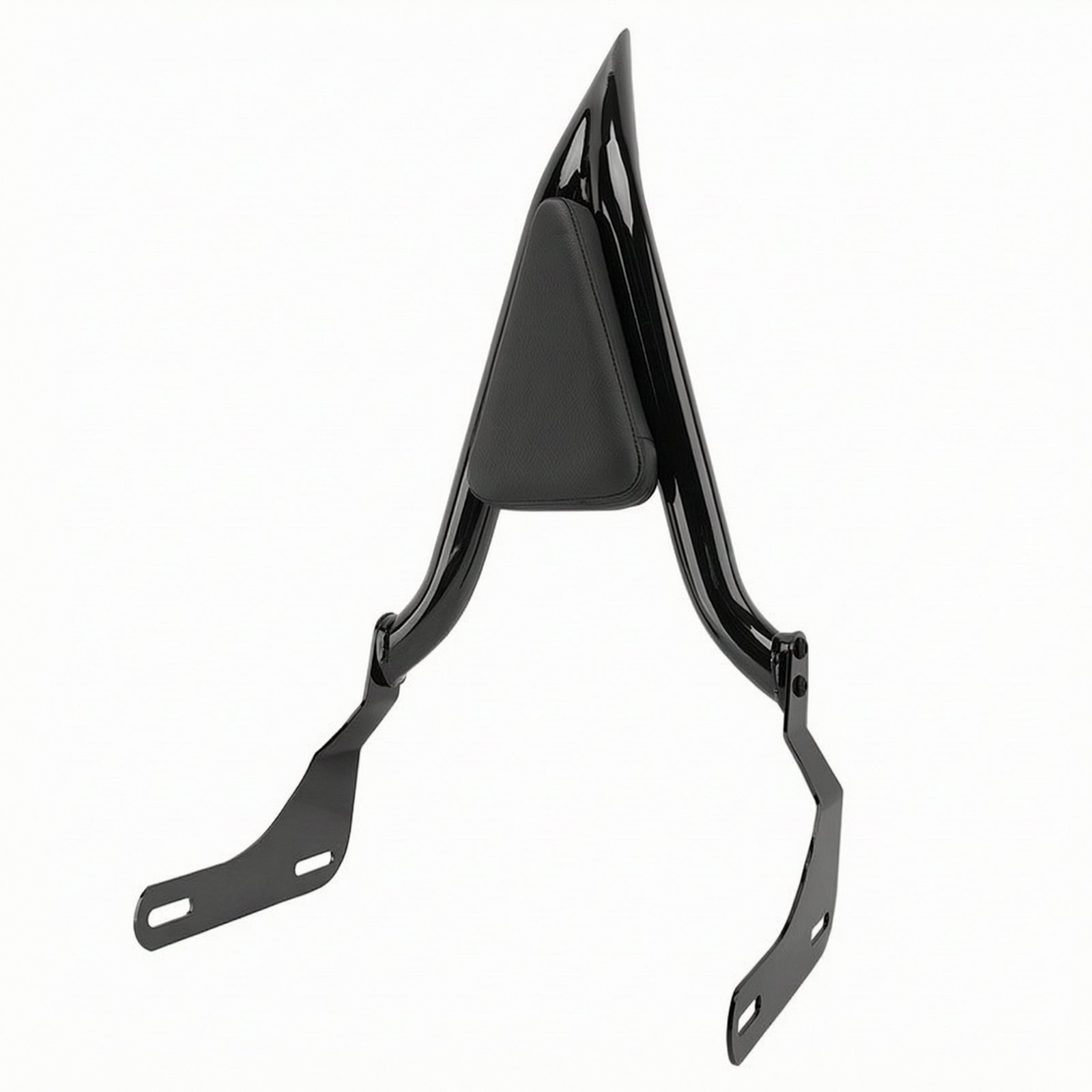 Motorcycle Backrest with Pad – Black