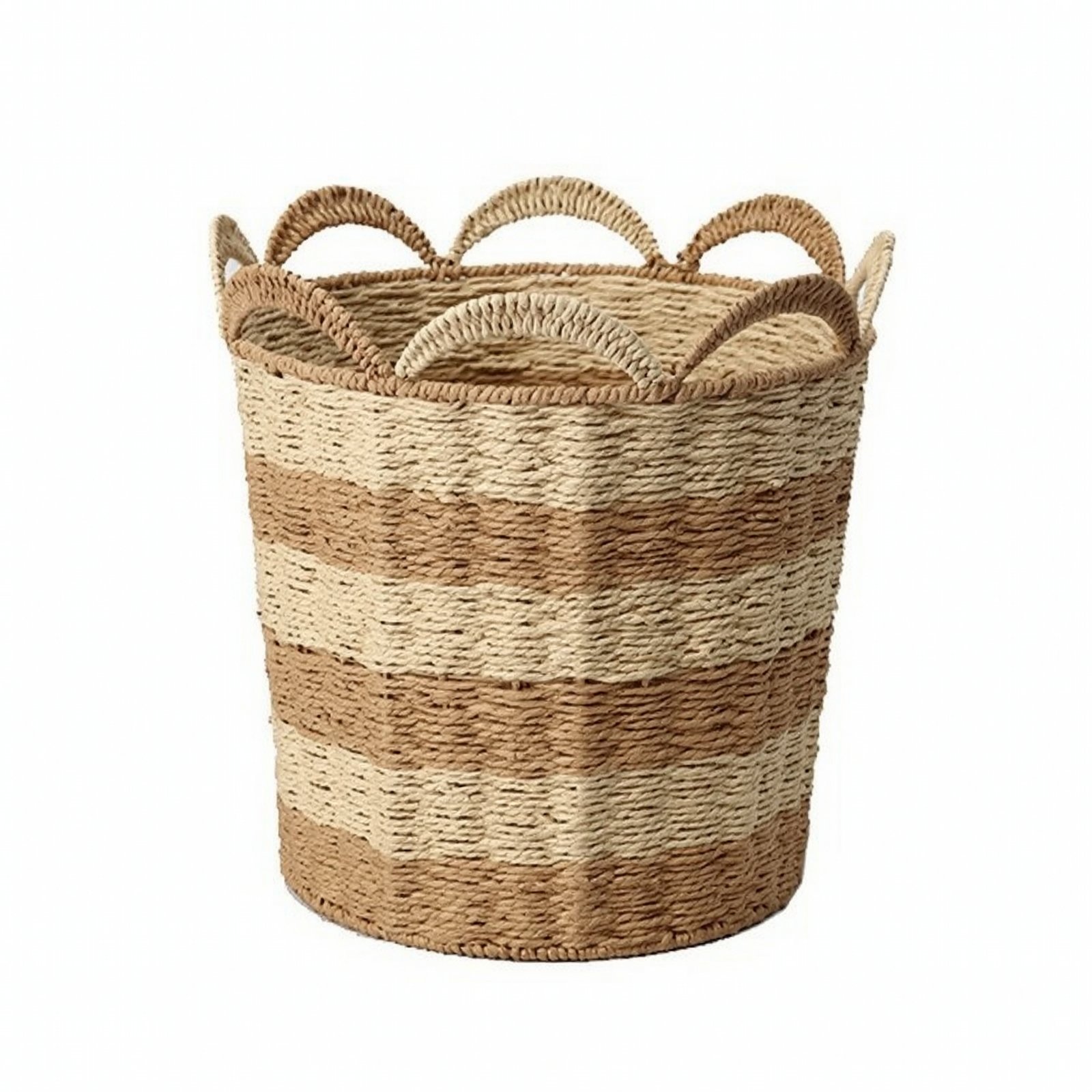 Paper Rope Basket with Handles