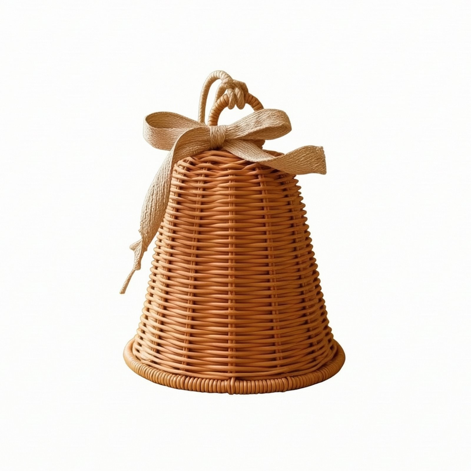 Rattan Bell Ornament