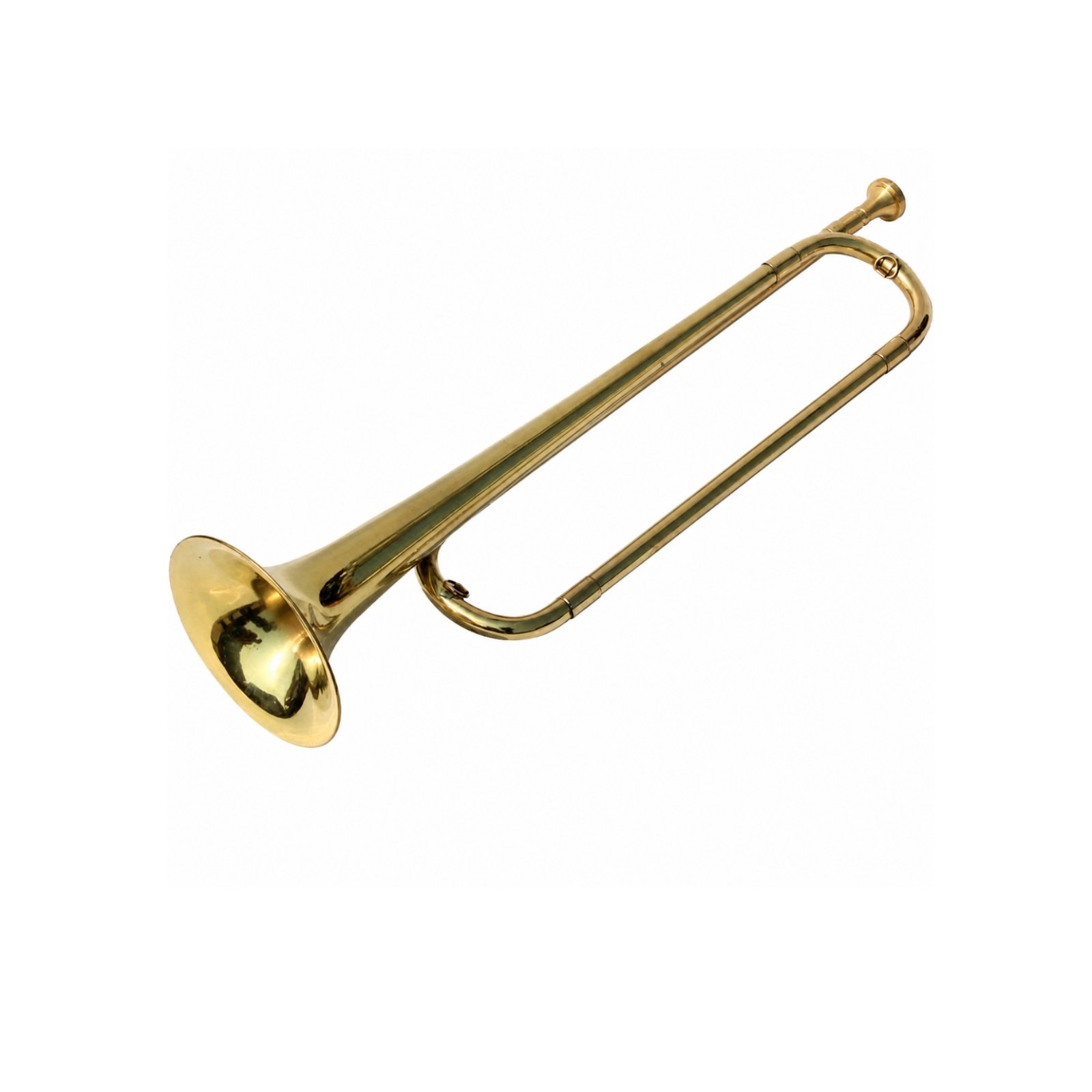 Polished Brass Bugle