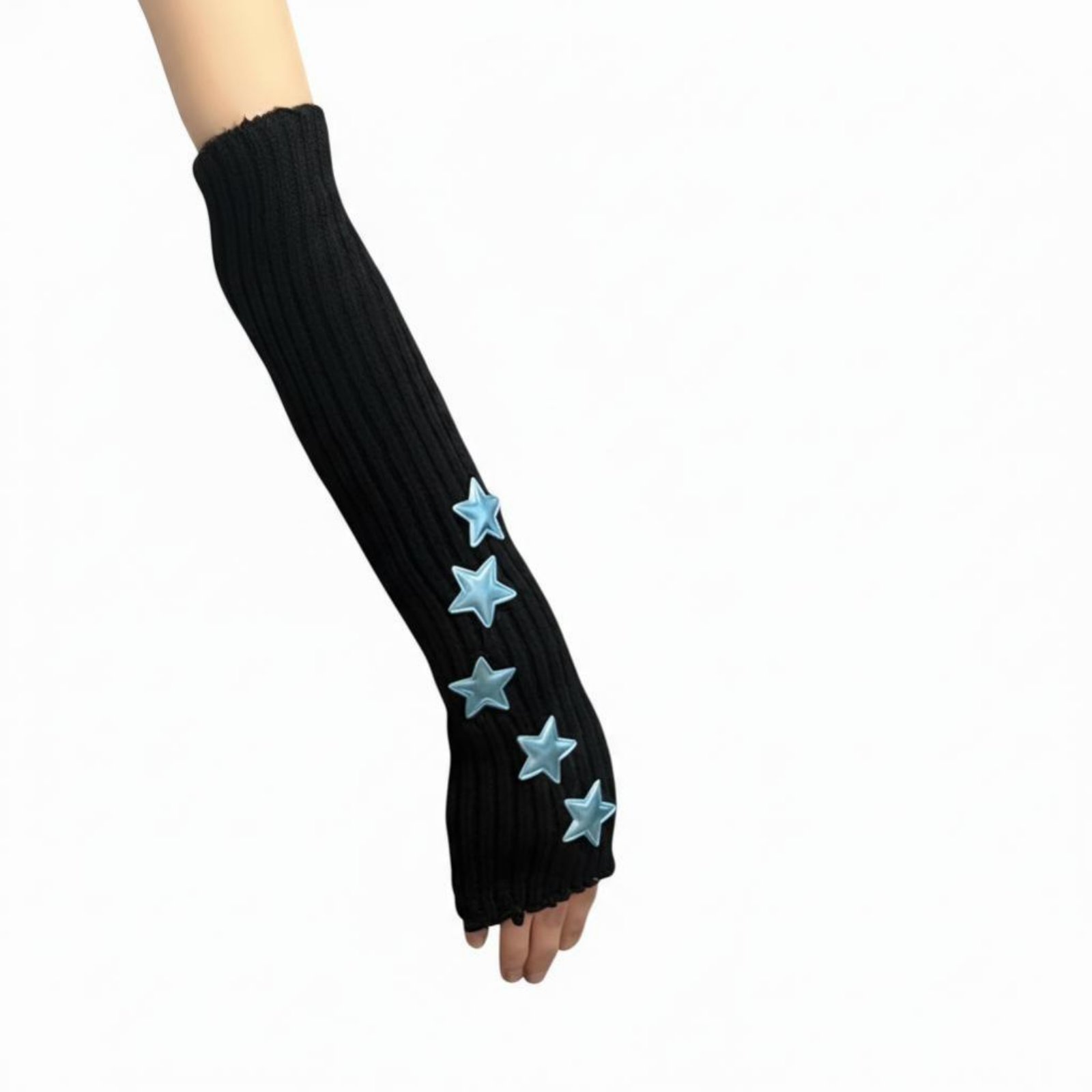Fingerless Knitted Gloves