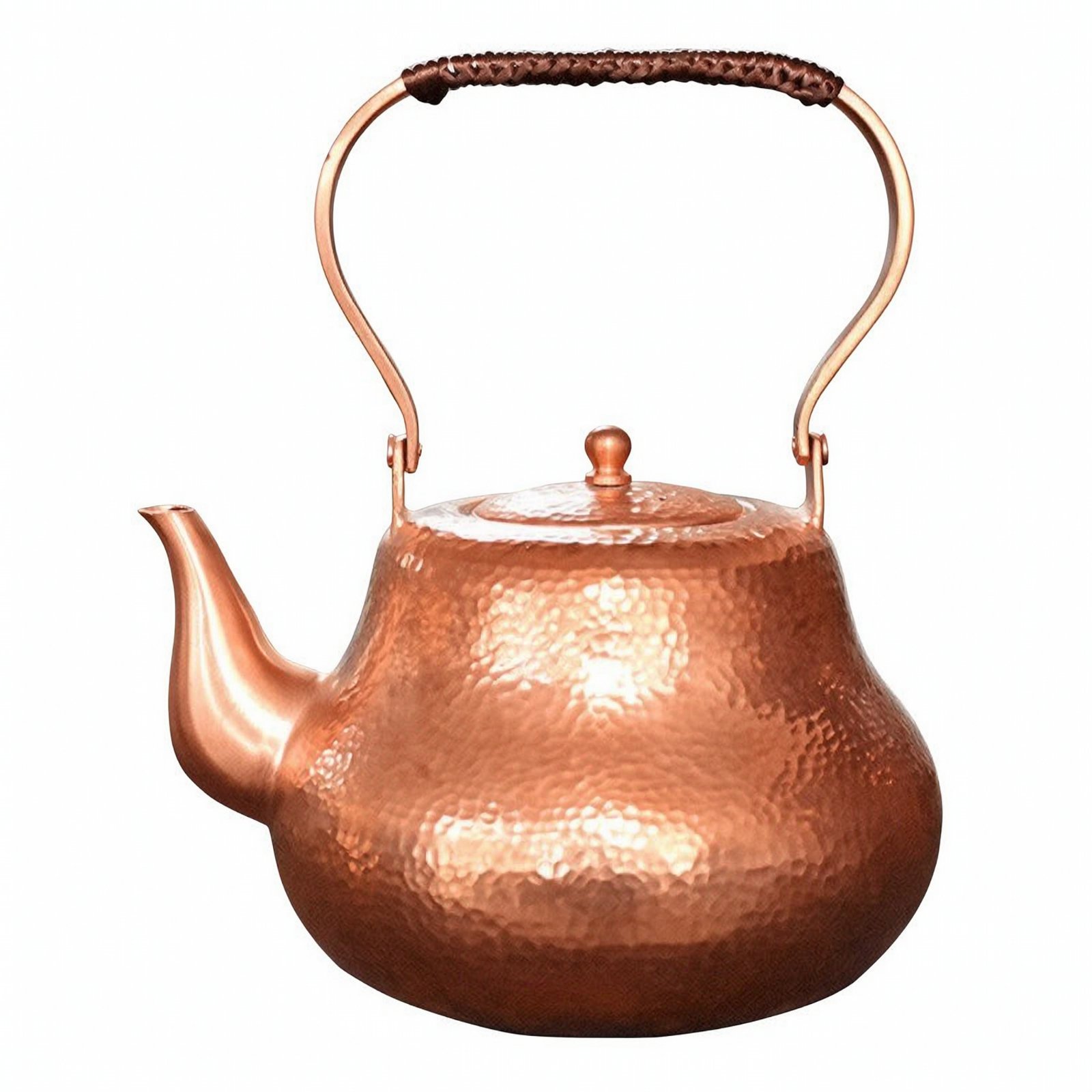 Copper Teapot Hammered Surface