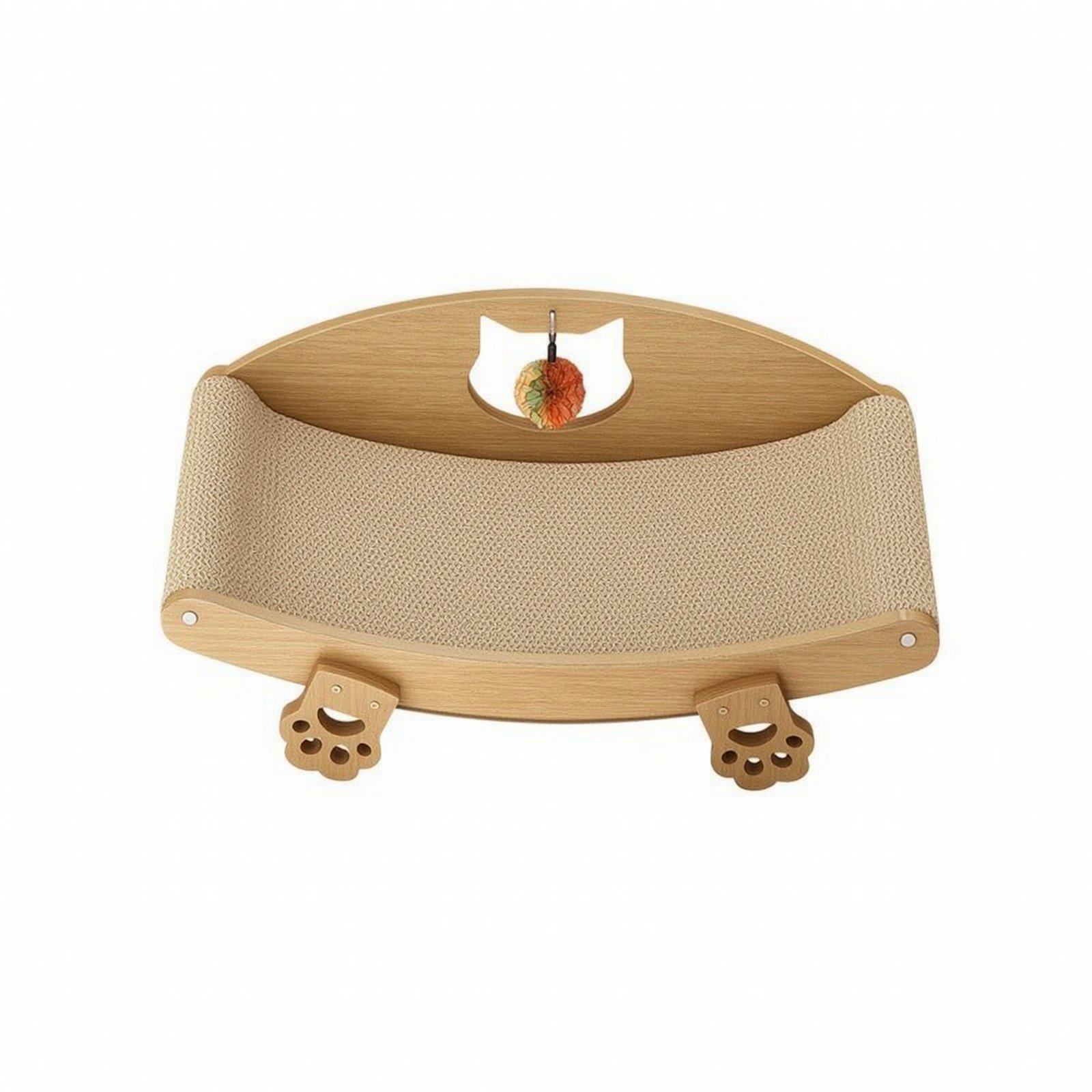 Cat Lounger with Sisal Scratching Surface