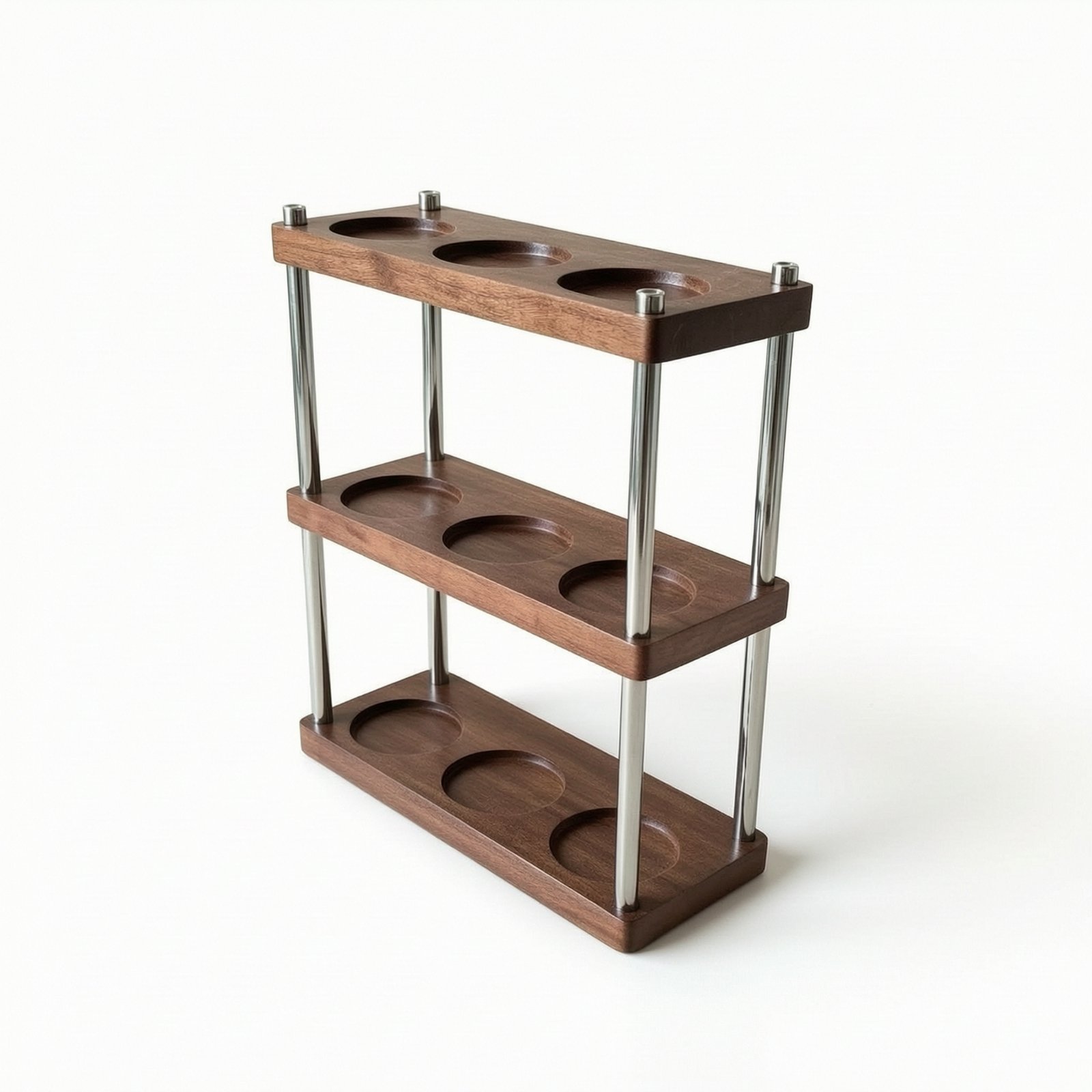 Three-Tier Espresso Tamper Station