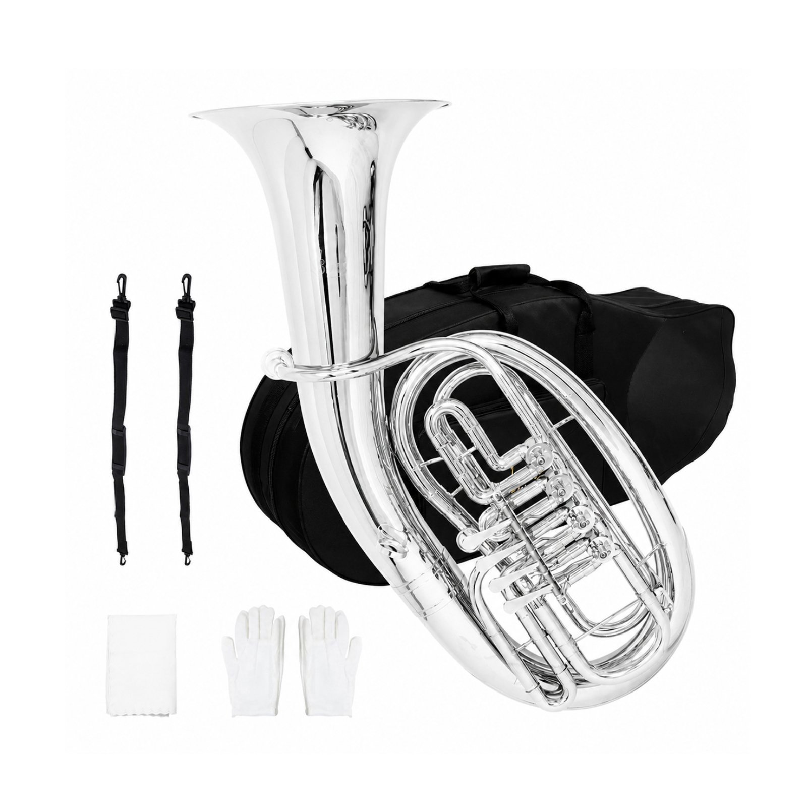 Marching Euphonium with Carrying Case