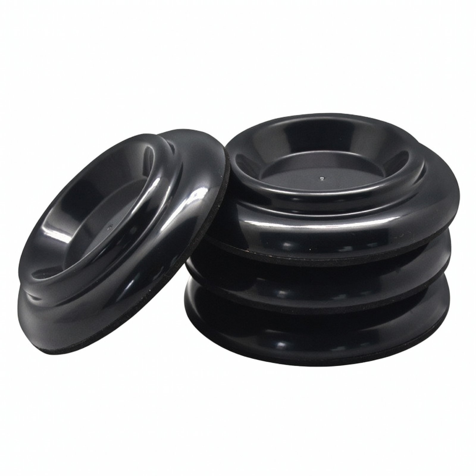 4-Piece Piano Floor Pad Non-Slip