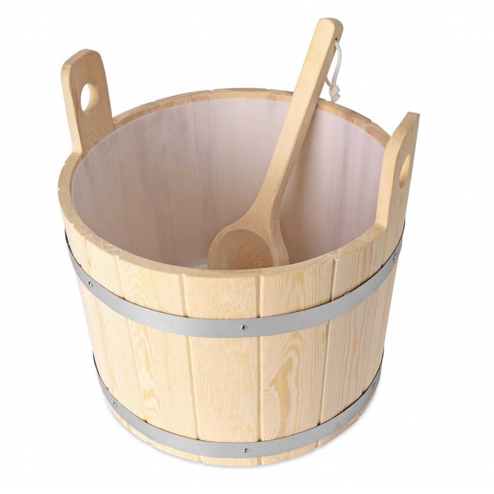Larch Wood Sauna Bucket