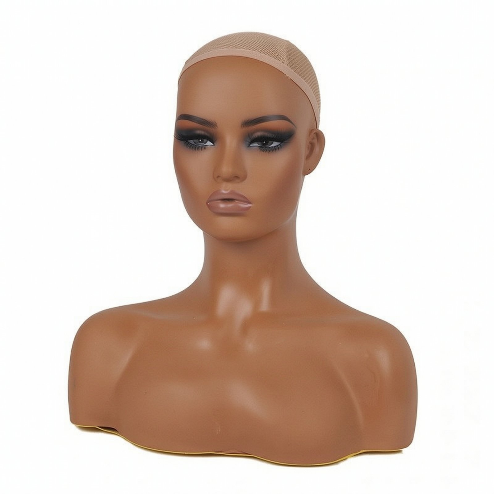 PVC Mannequin Head Bust – Black Female