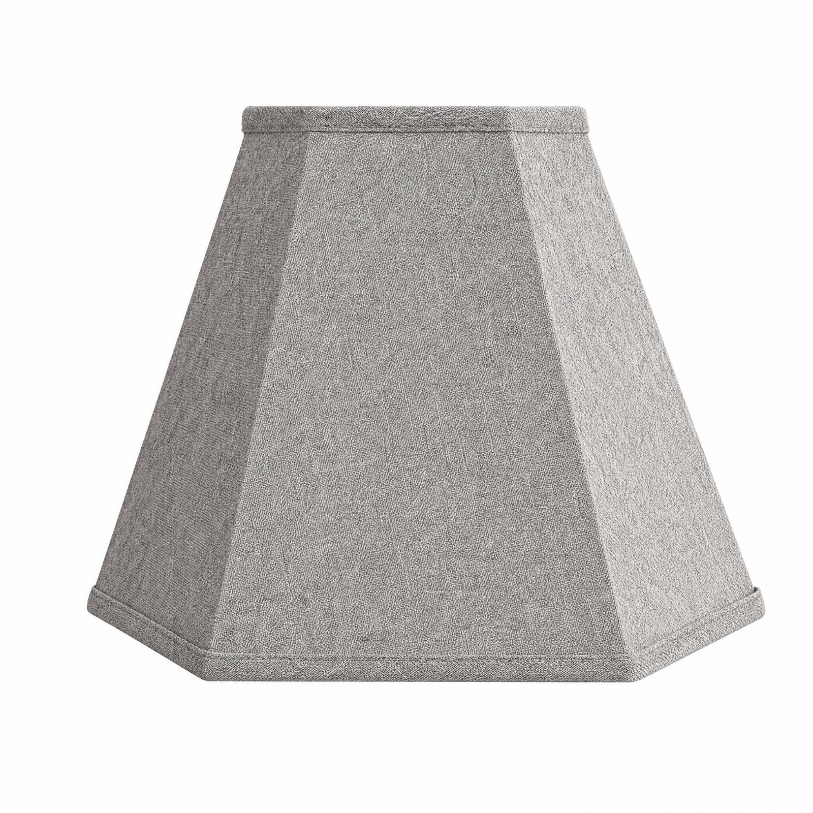 Gray Linen-Style Lamp Shade