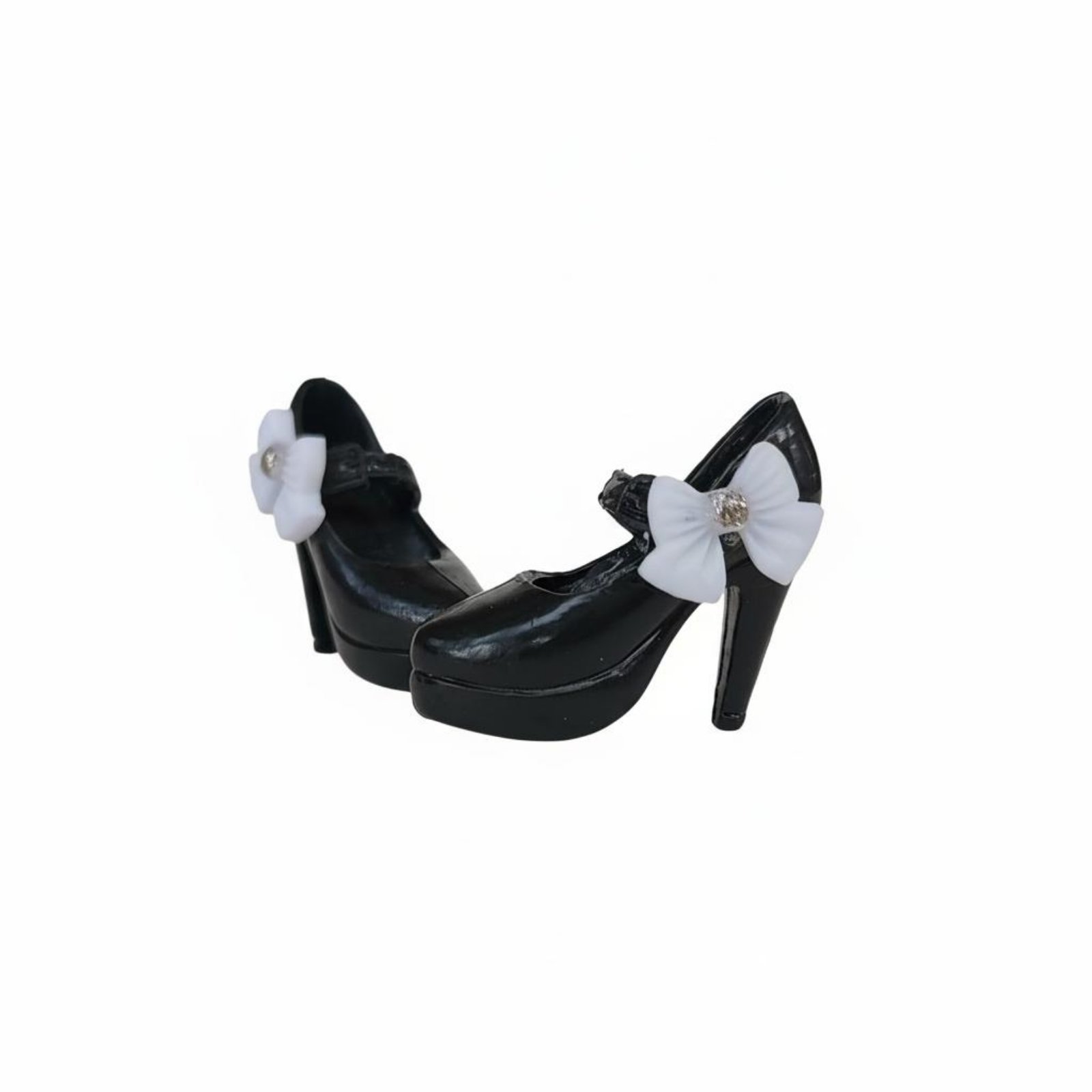 1/6 Scale Doll High Heels – Black Classic