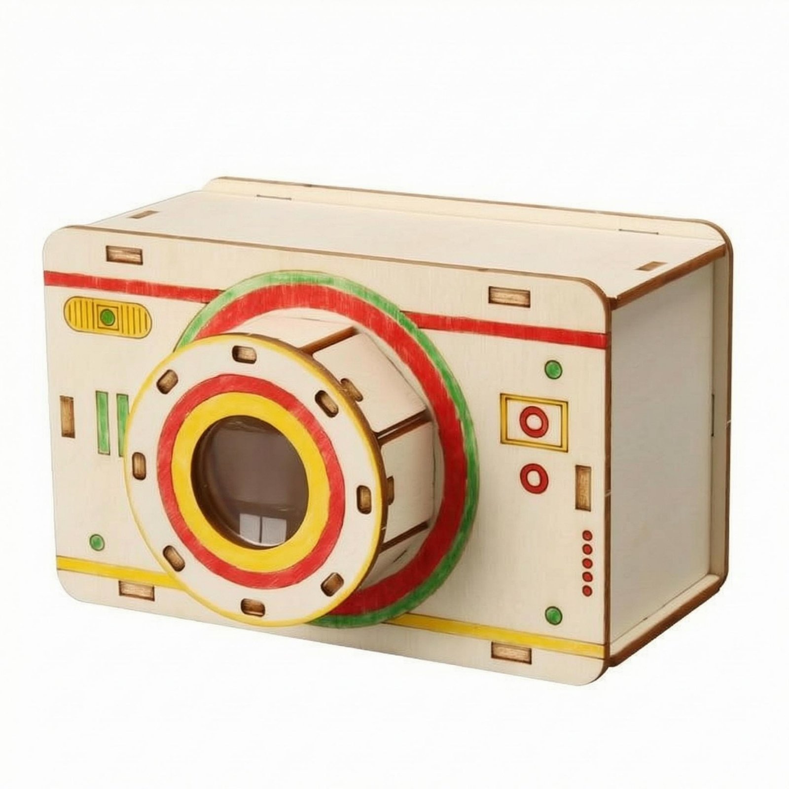 Slot-Together Wooden Model