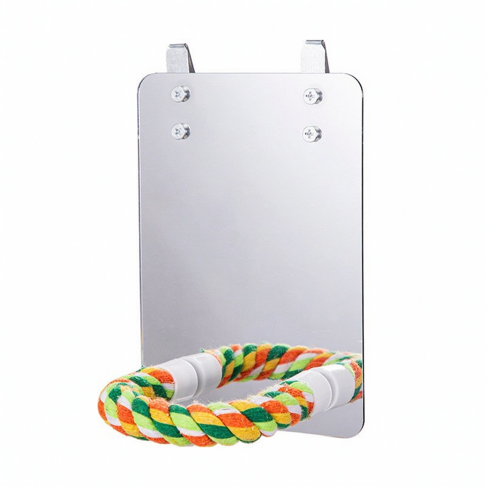 Bird Cage Mirror with Perch