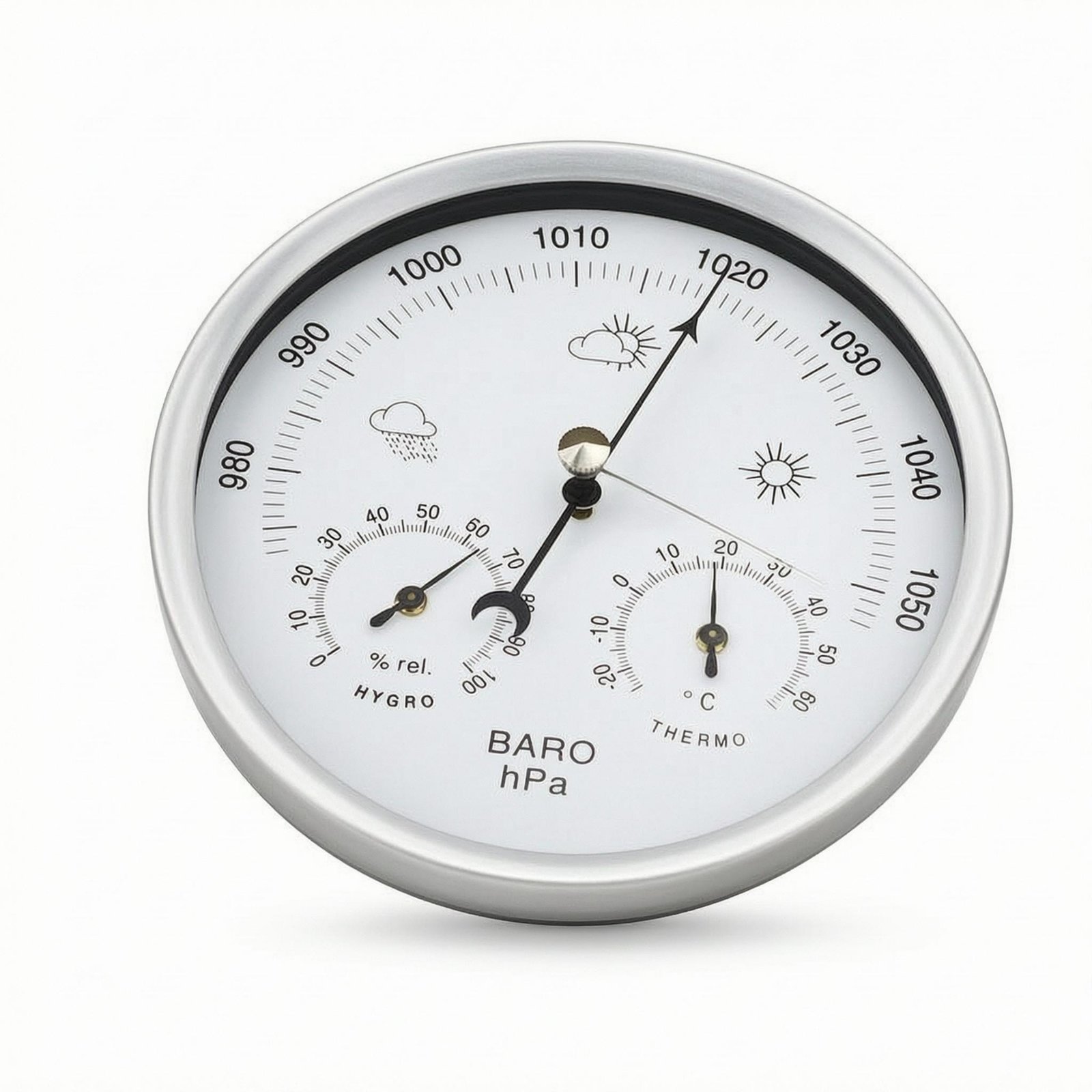 Analog Weather Meter with Metal Case