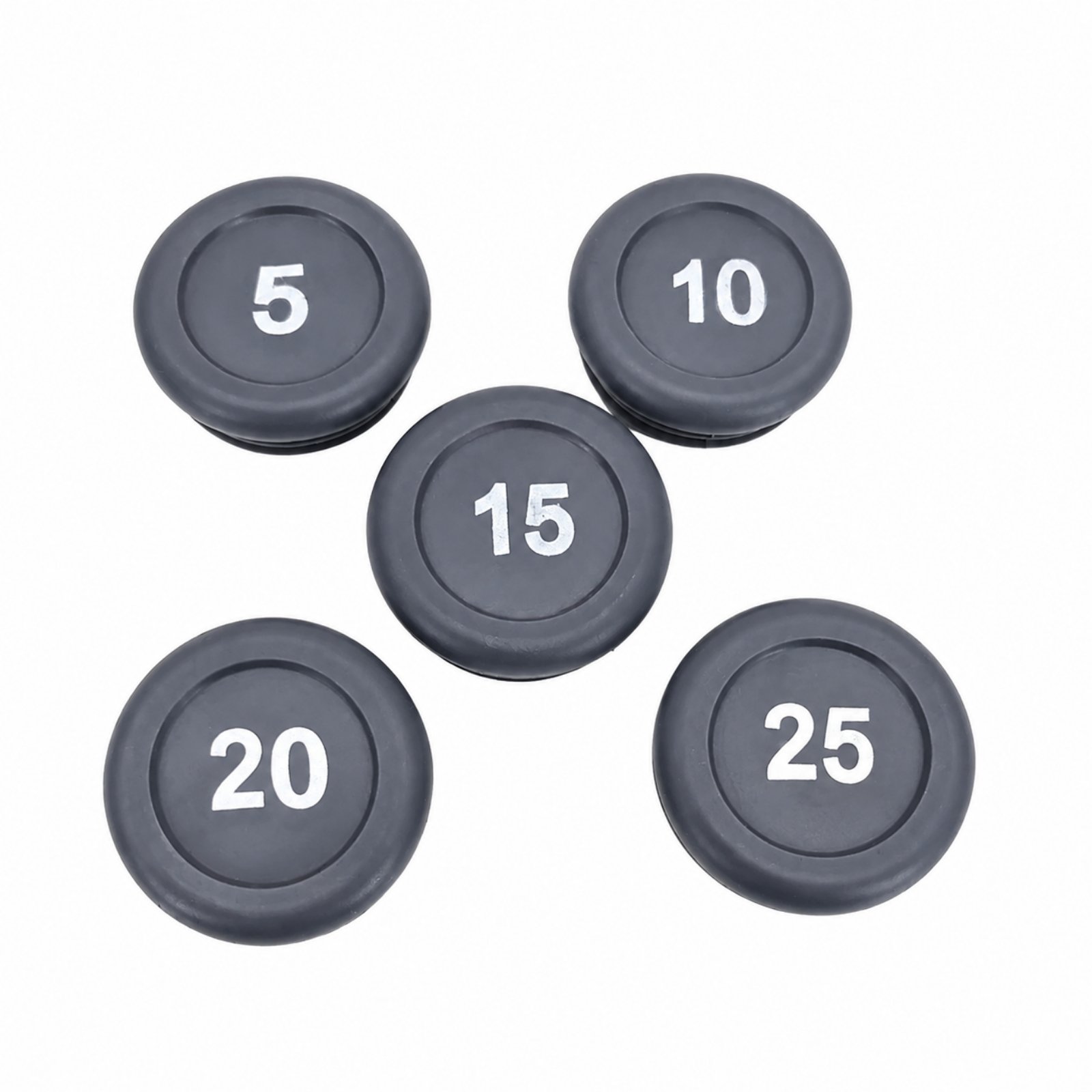 5-Piece Barbell Plate Storage Rod End Cap